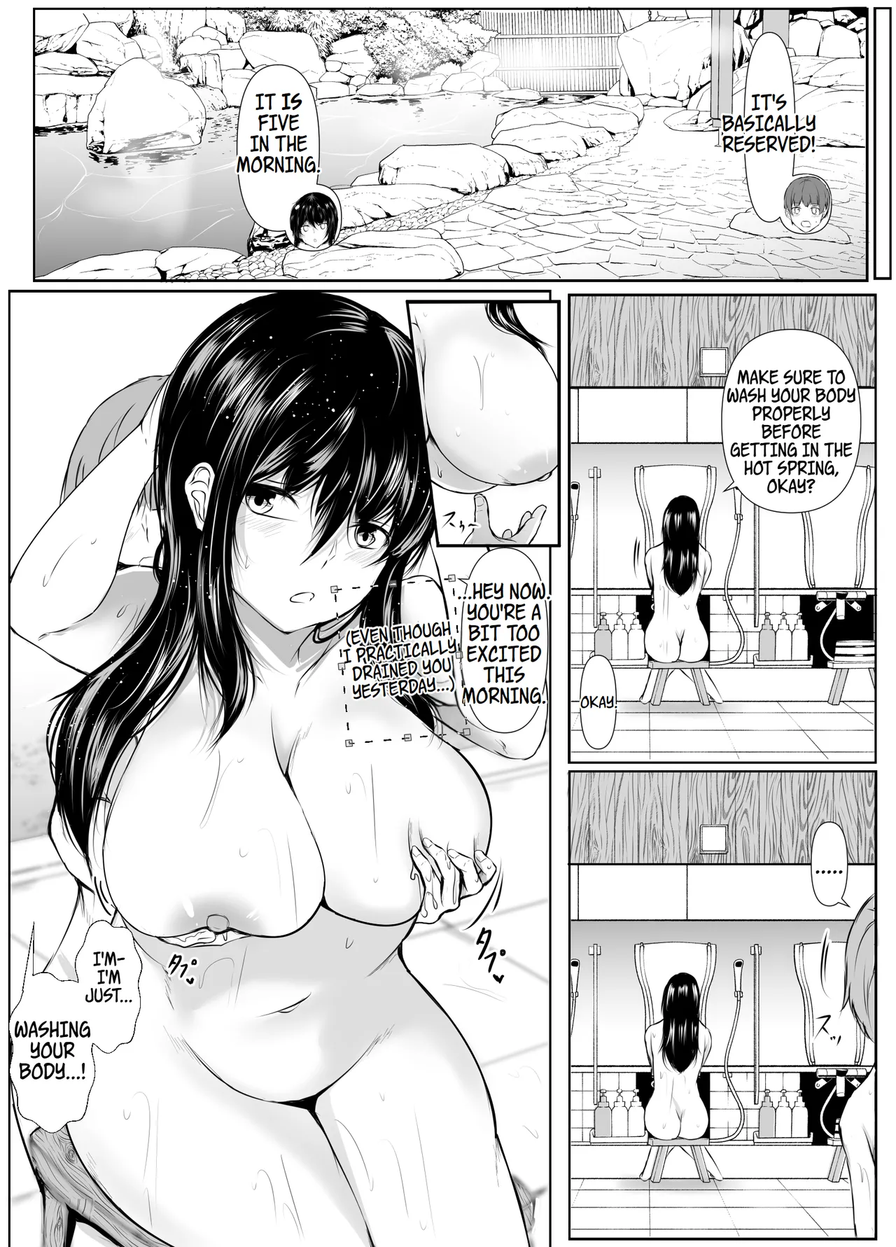 Dosakusanimagirete Oshi Ni Yowai Ane to Onsen Haitta Kekka Chapter 1 - page 35