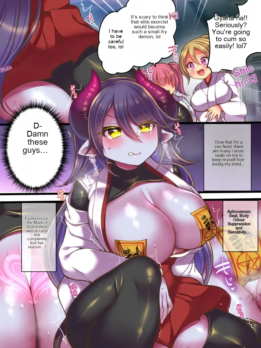 TS Succubus Exorcist VS Female Kid Exorcist ~TS Succubus Exorcist Defeated! Humiliating Lesbian Rape~ Chapter 1 - page 10