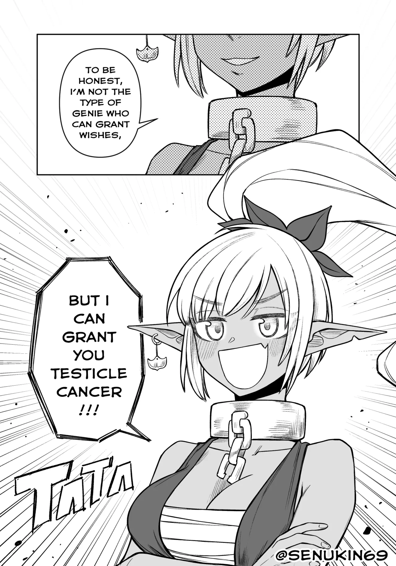 The Useless Genie and her intrusive-thoughts Master Chapter 1 - page 4