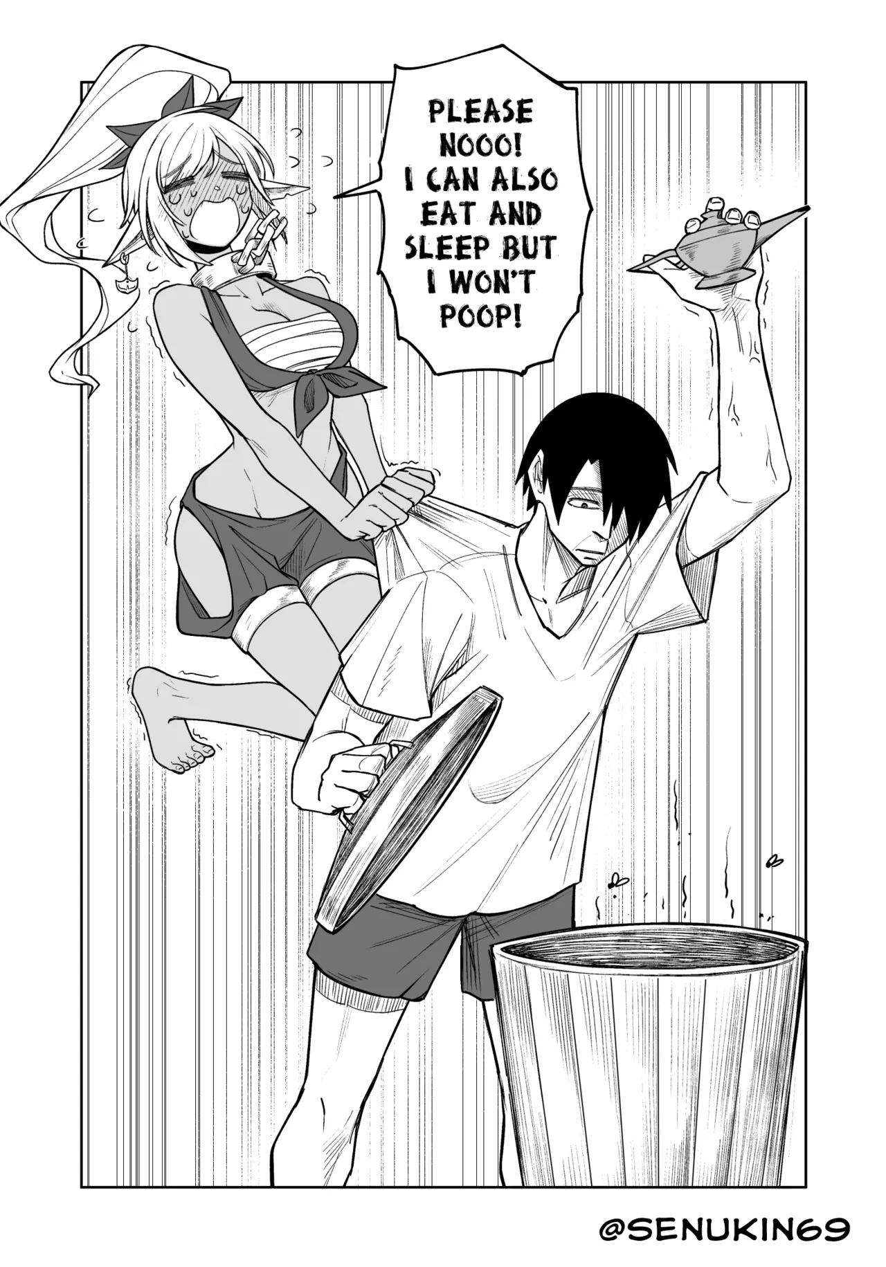 The Useless Genie and her intrusive-thoughts Master Chapter 1 - page 5