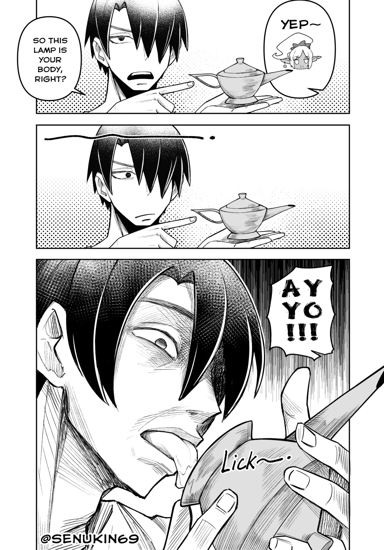 The Useless Genie and her intrusive-thoughts Master Chapter 1 - page 7
