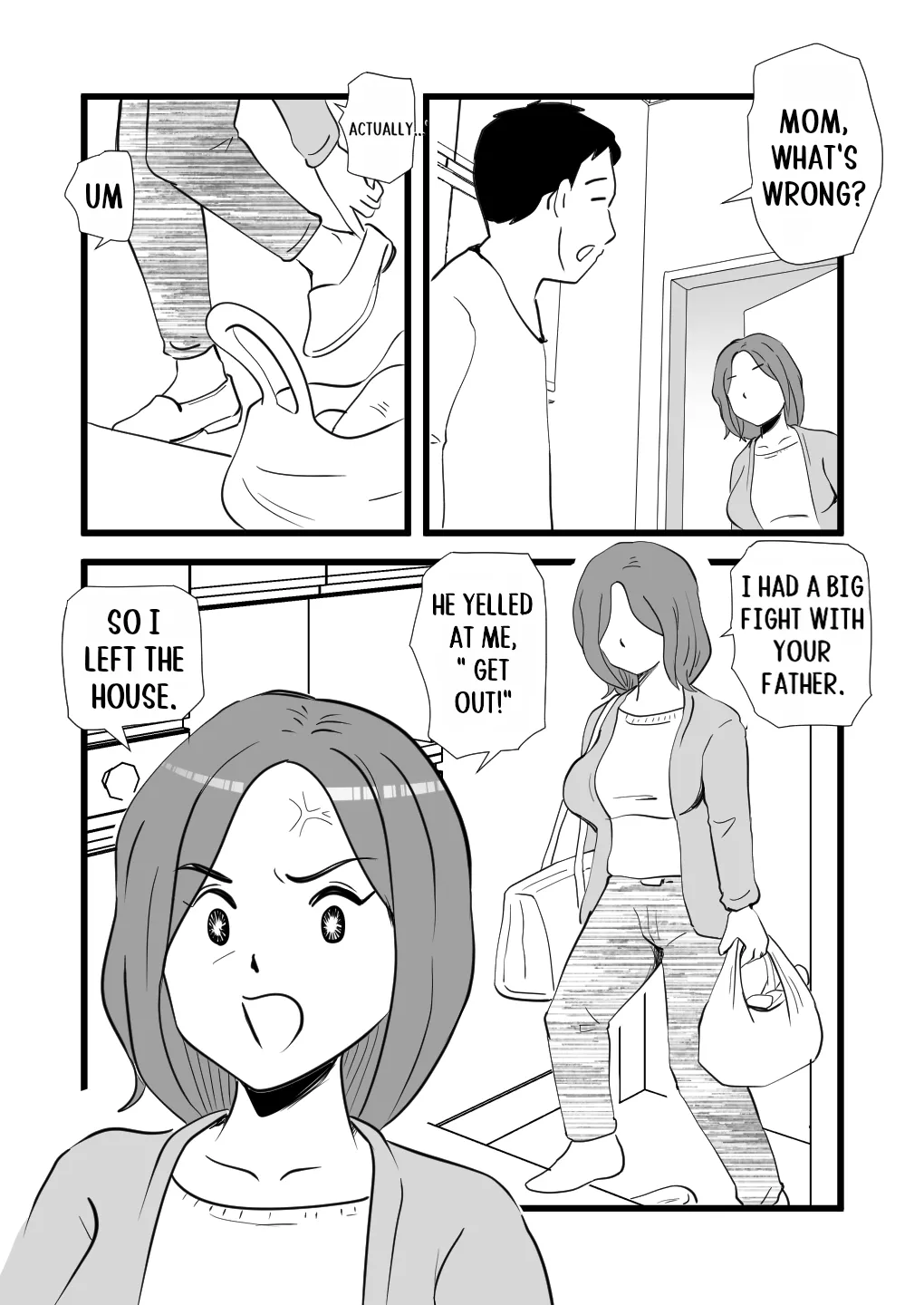 Iede Shitekita Kaa-san no Seiyoku ga Sugokatta Chapter 1 - page 4