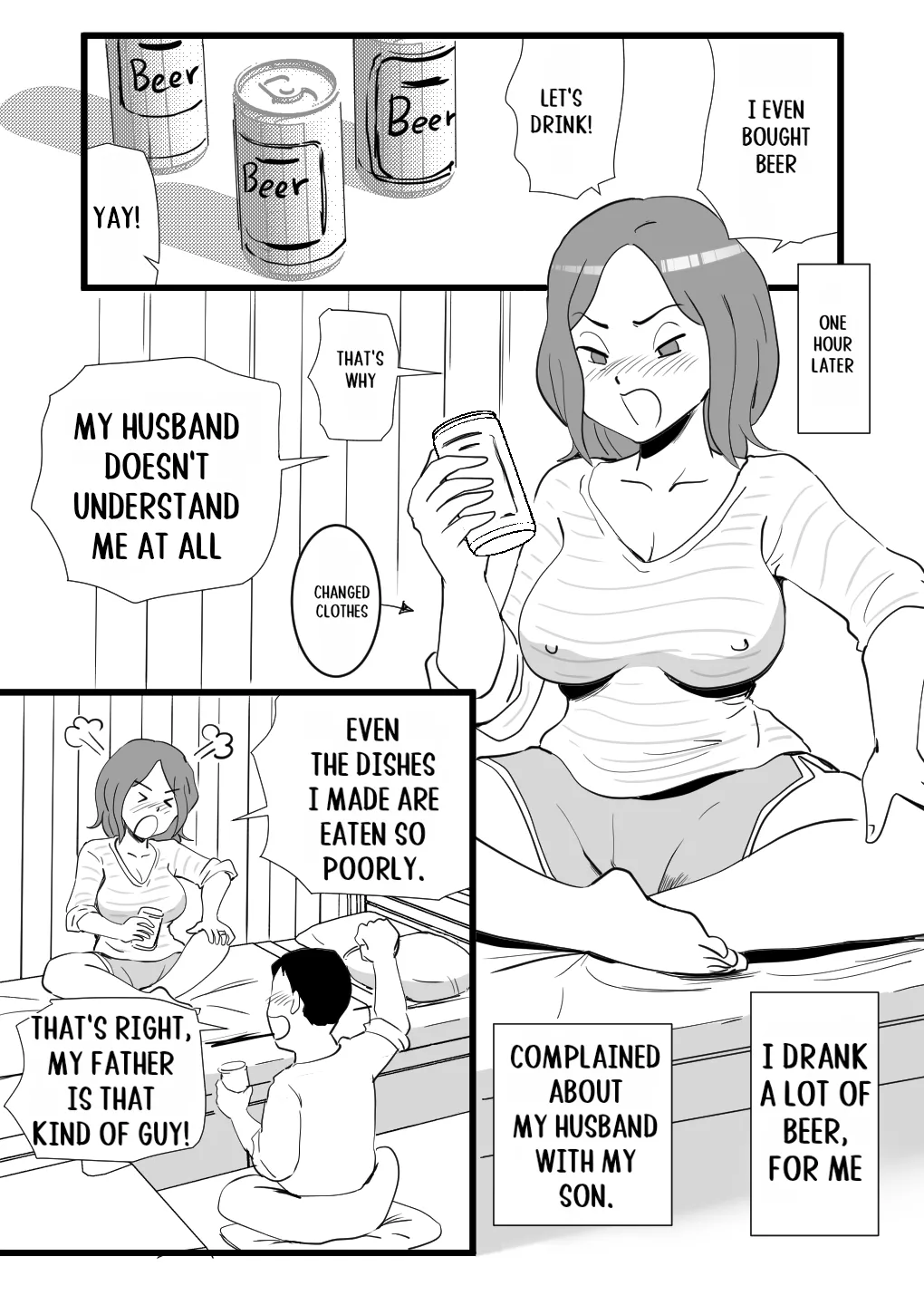 Iede Shitekita Kaa-san no Seiyoku ga Sugokatta Chapter 1 - page 8