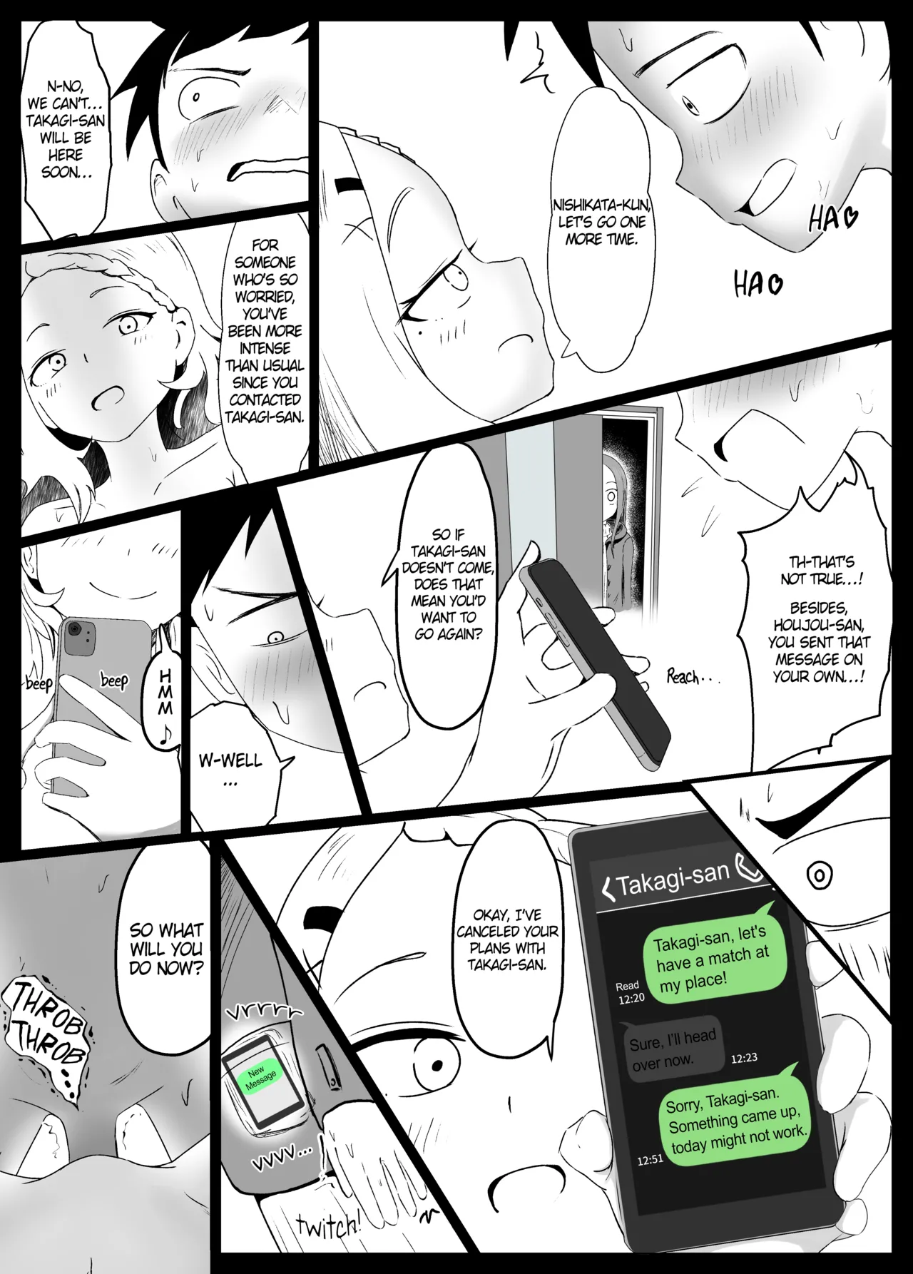 Houjou-san ni Nishikata o Netorareru Takagi-san Chapter 1 - page 9