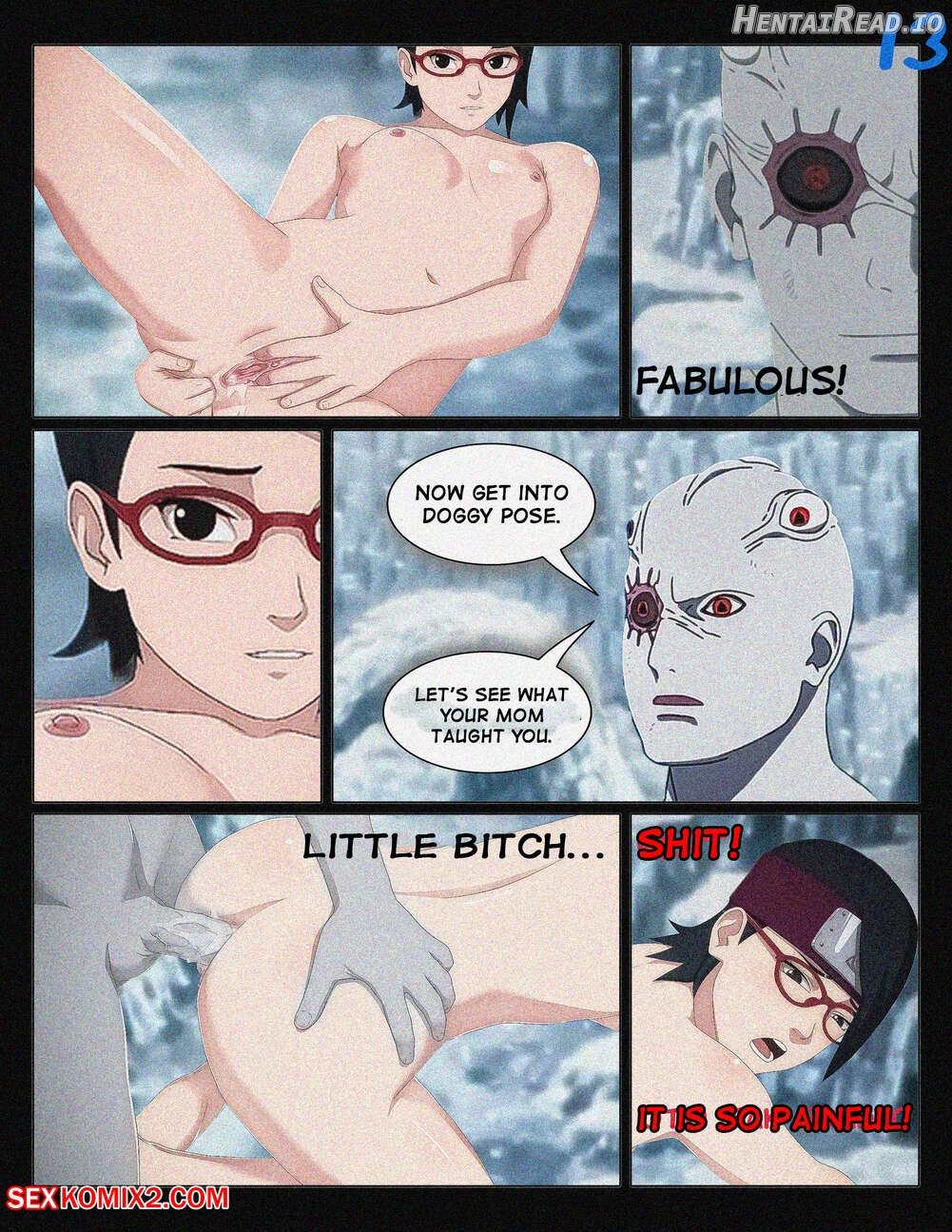 Naruto. The Chronicle of Sarada. KristoLin for sexkomix2.com Chapter 1 - page 14
