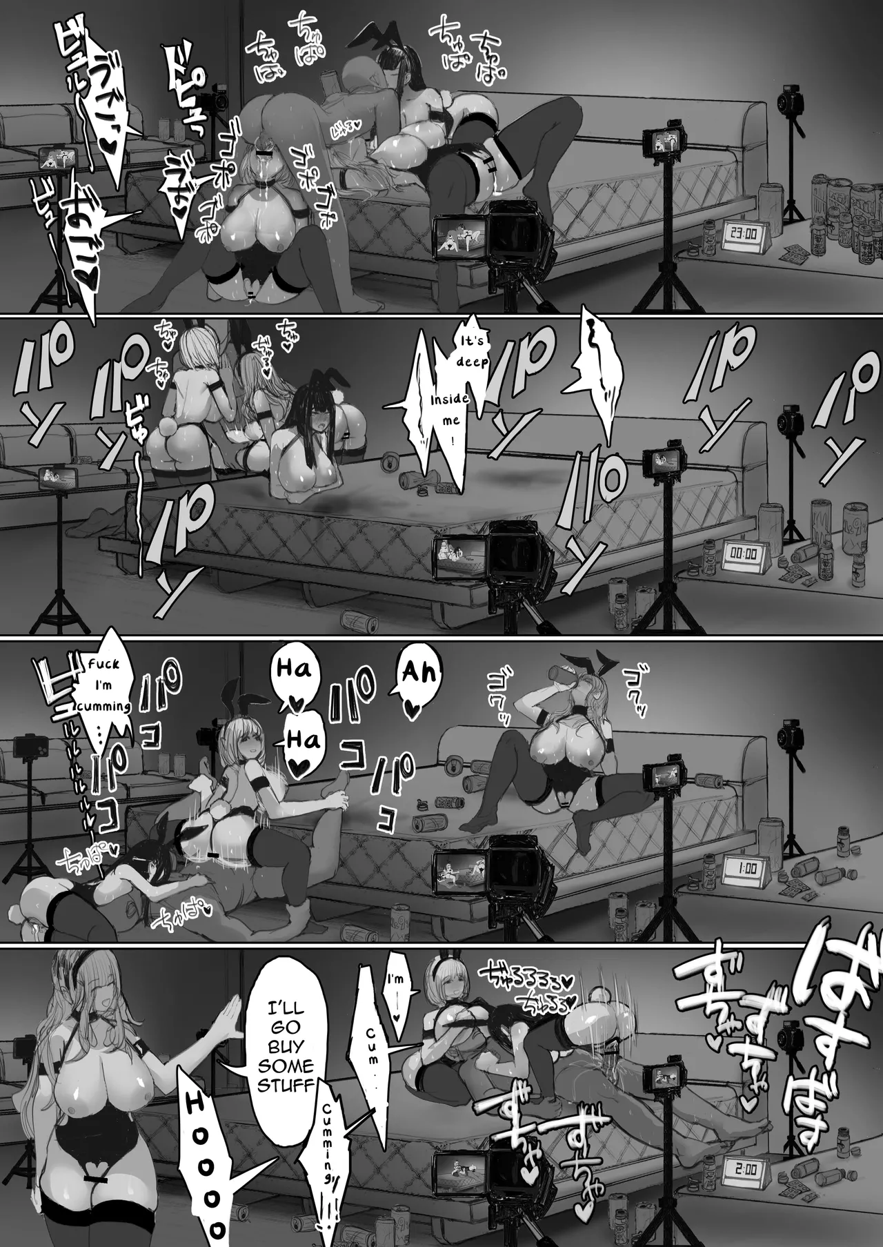 Shakkin Gal 3-nin ga Doujin AV Satsuei shita Kekka Chapter 1 - page 41