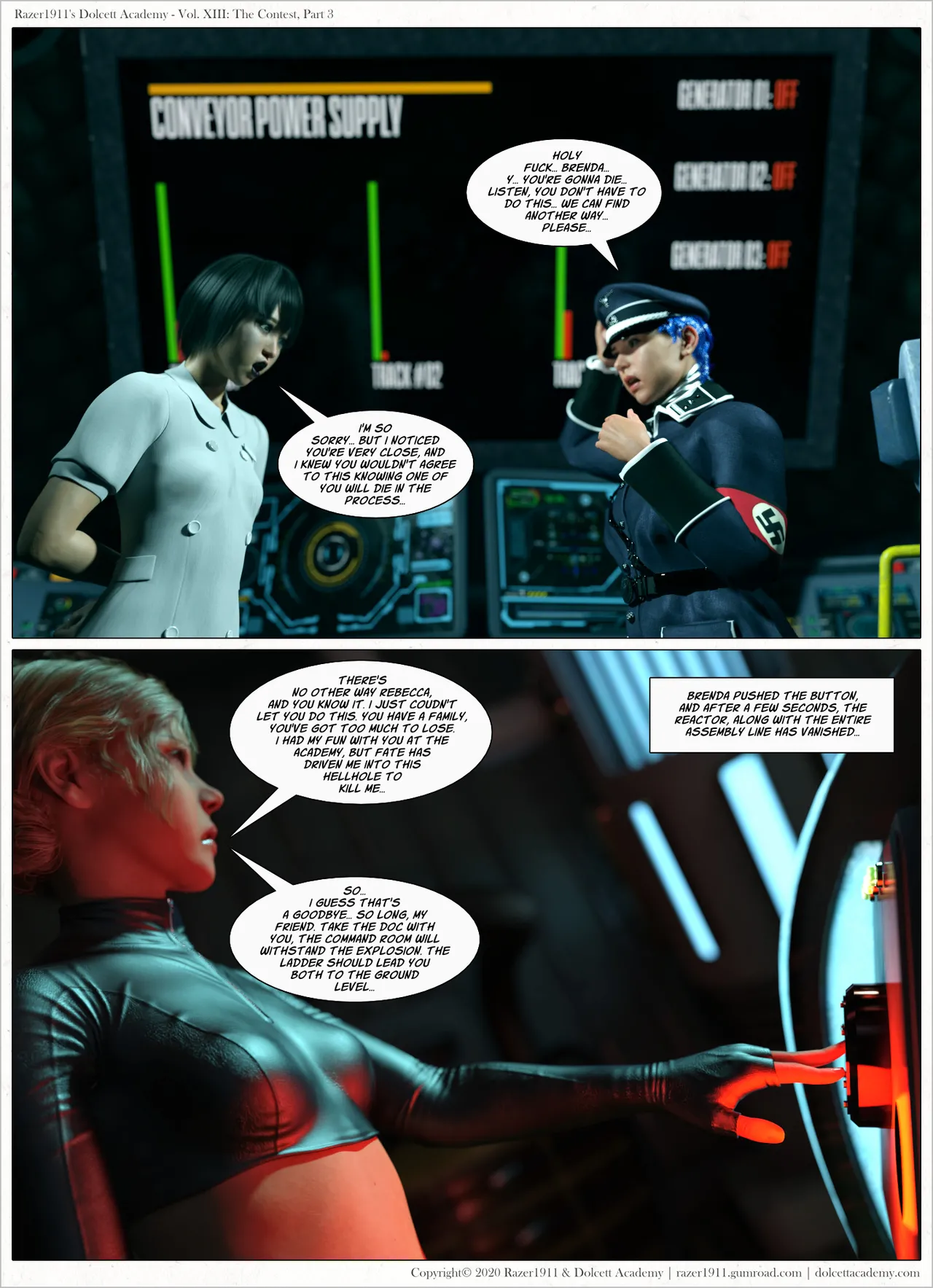 多尔赛特学院系列 第 13 卷 - 竞赛三部曲第 3 部分 Chapter 1 - page 64
