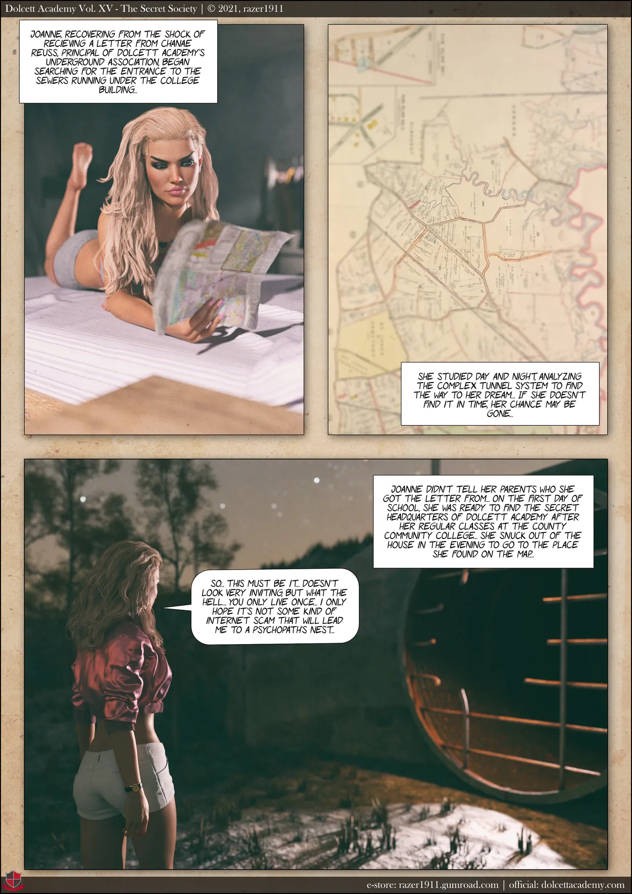 多尔赛特学院系列 第 15 卷 - 秘密社团 Chapter 1 - page 3