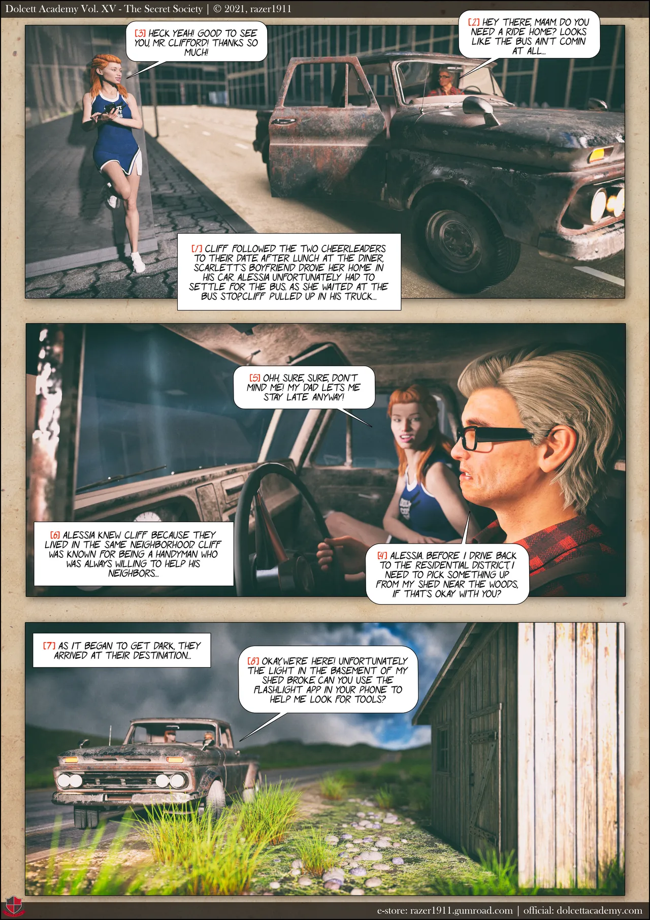 多尔赛特学院系列 第 15 卷 - 秘密社团 Chapter 1 - page 46