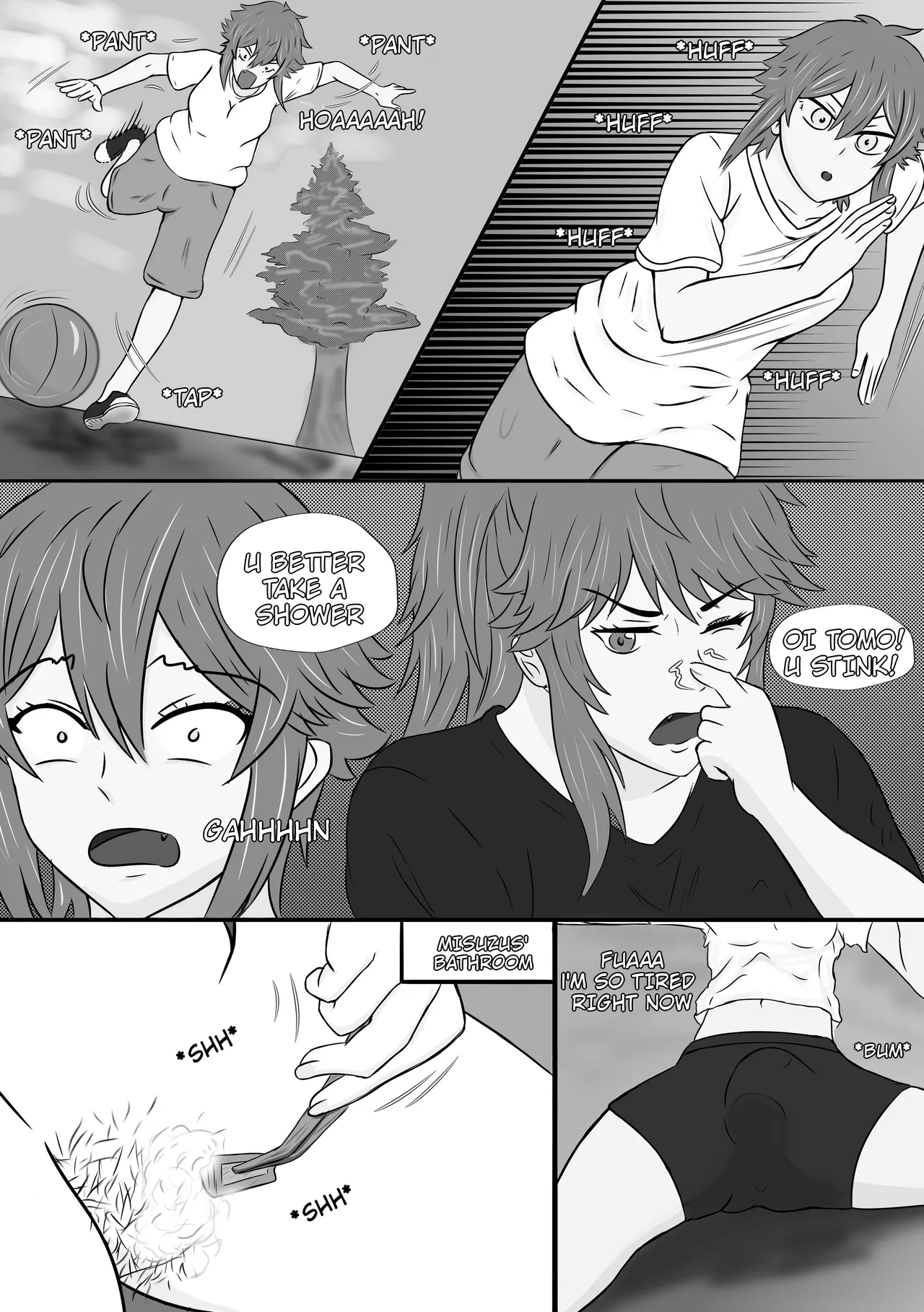 Tomo-chan is... gonna pop my cherry. First Part Chapter 1 - page 22