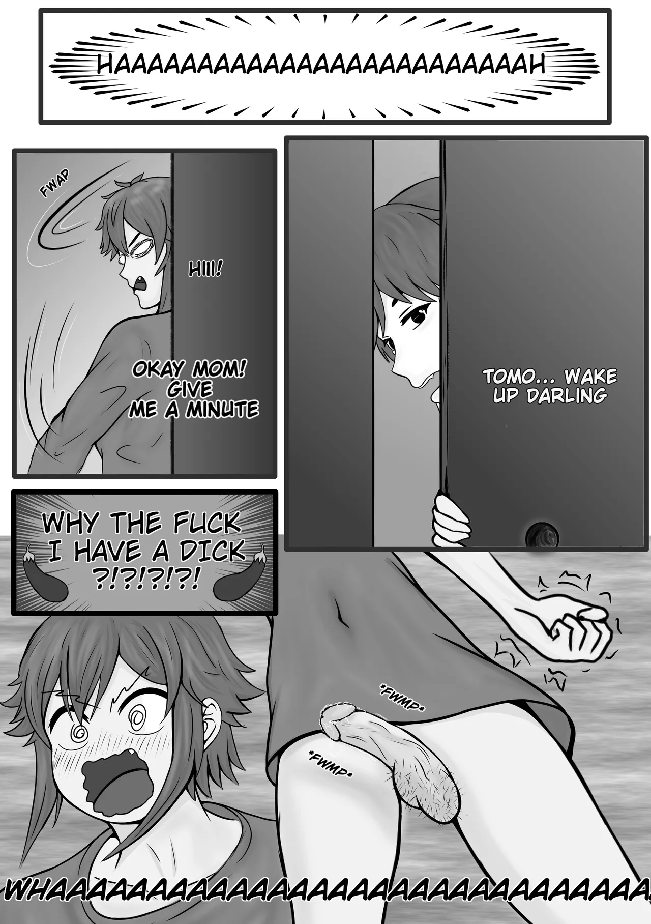 Tomo-chan is... gonna pop my cherry. First Part Chapter 1 - page 6