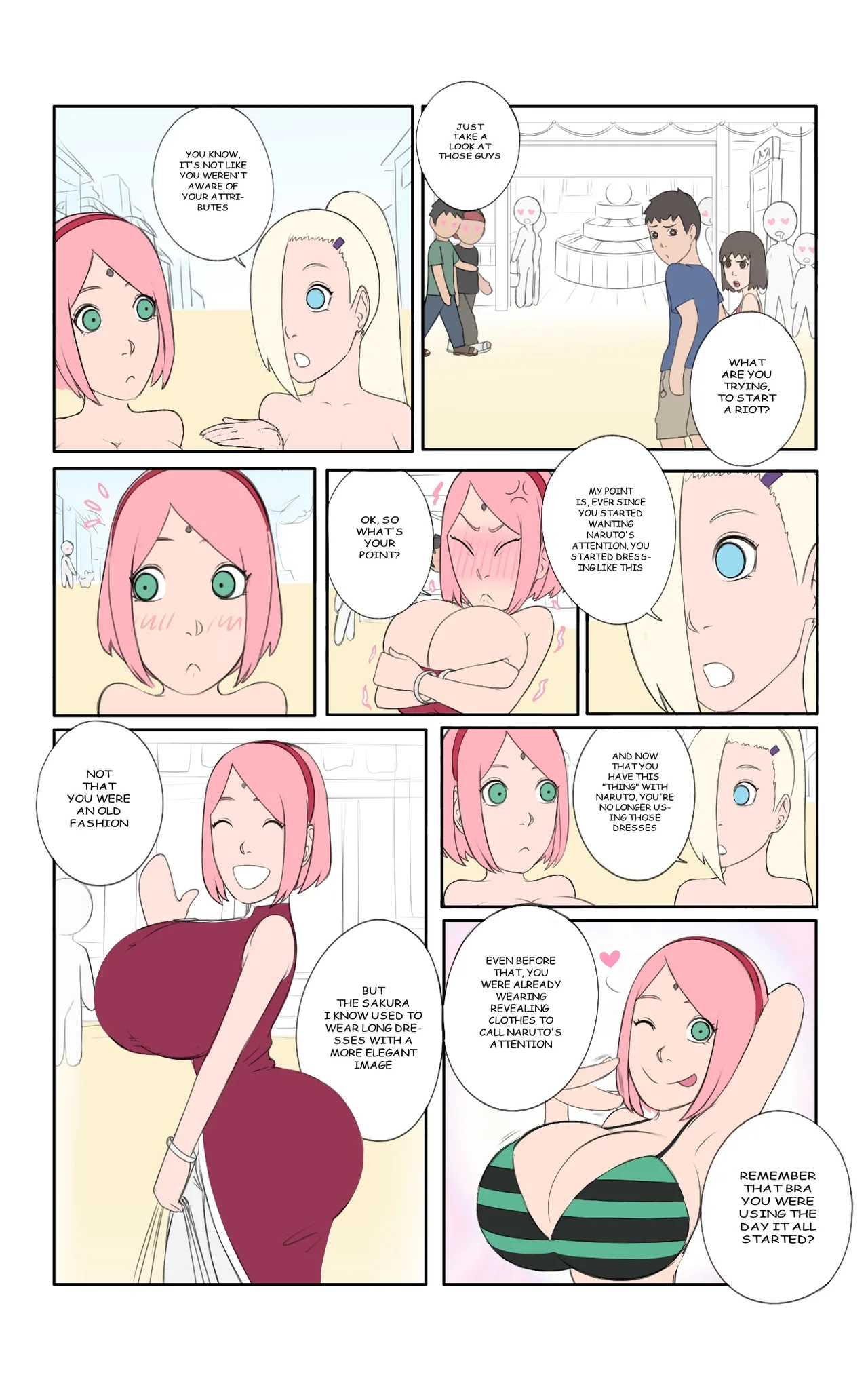 Hot days in konoha 2 remake read comment) Chapter 1 - page 17