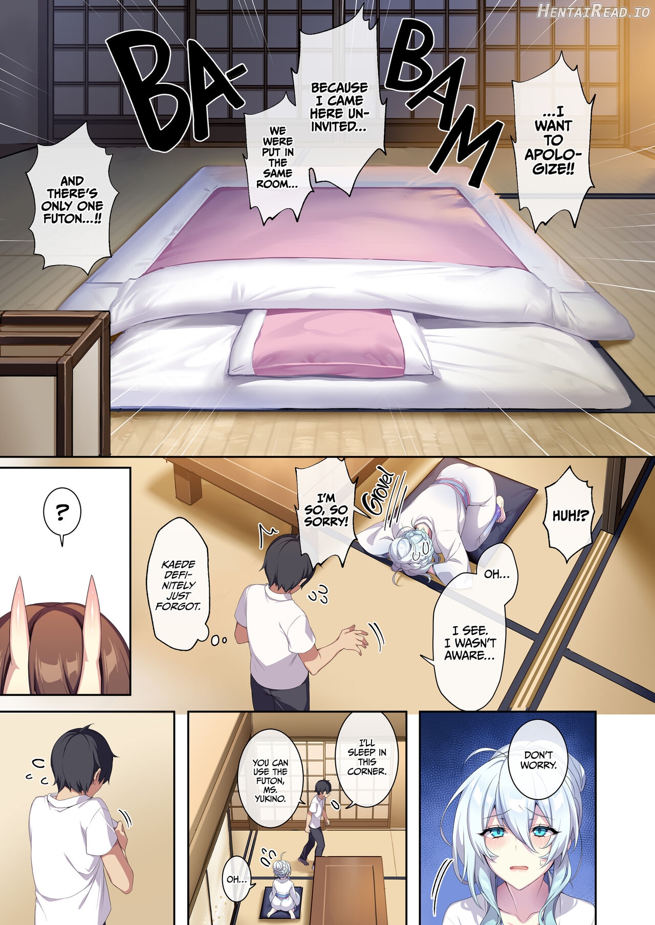 ぷぅのぷぅぷぅぷぅ（ぷぅ崎ぷぅな）] 人交往苦手未亡人的雪女和诅咒的戒指 2（無修正） Chapter 1 - page 58
