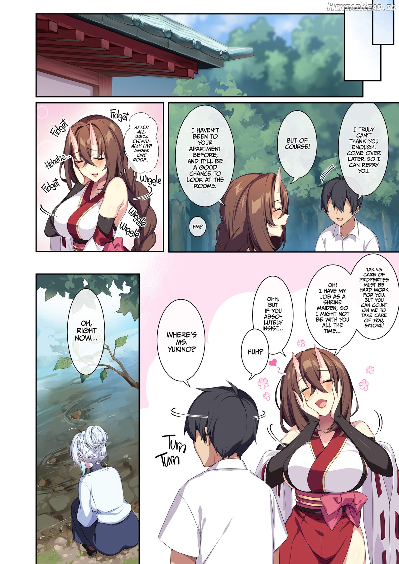 ぷぅのぷぅぷぅぷぅ（ぷぅ崎ぷぅな）] 人交往苦手未亡人的雪女和诅咒的戒指 2（無修正） Chapter 1 - page 88