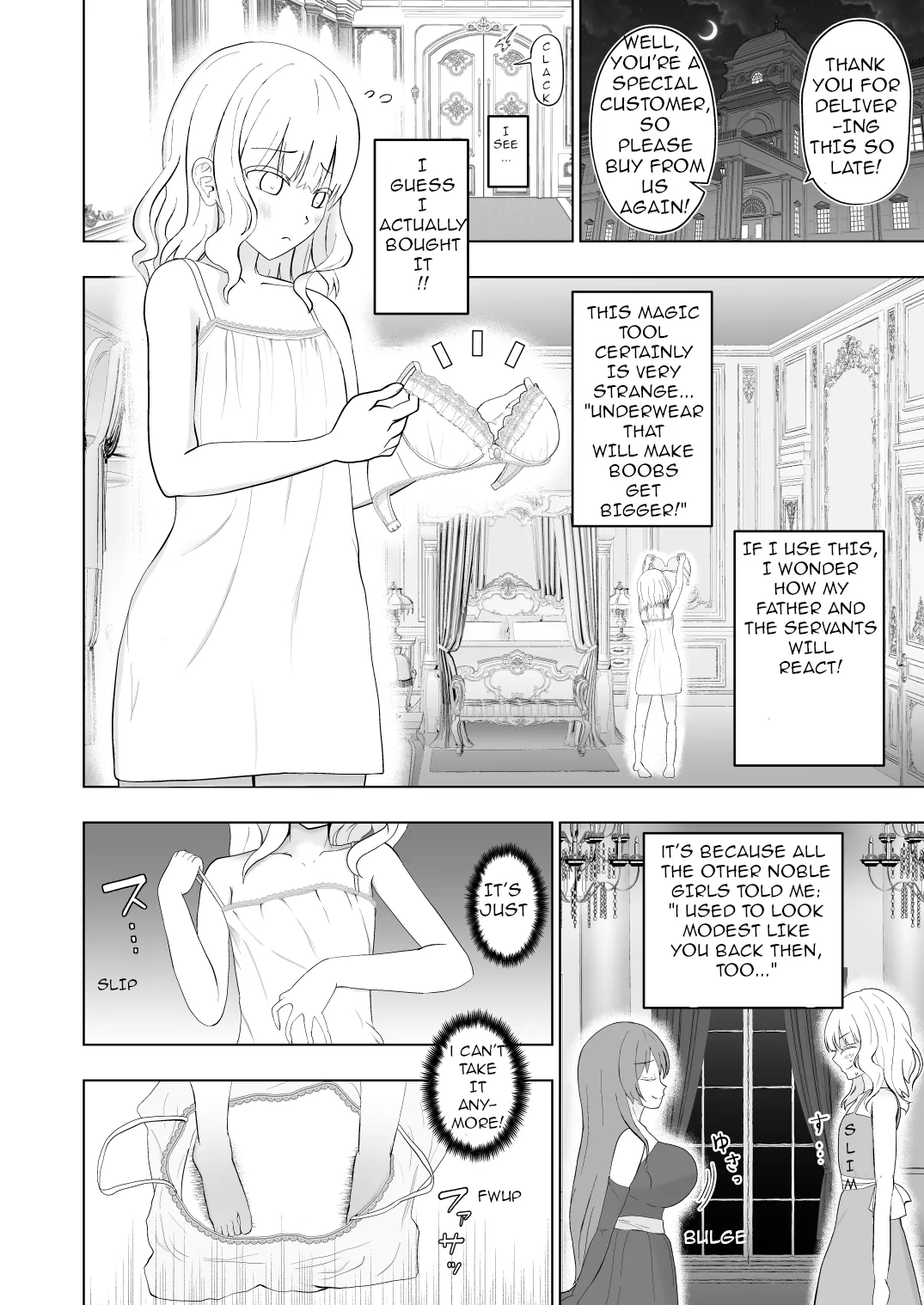 The Fate of a Noble Girl that Buys a "Bust-Up" Bra. Chapter 1 - page 3