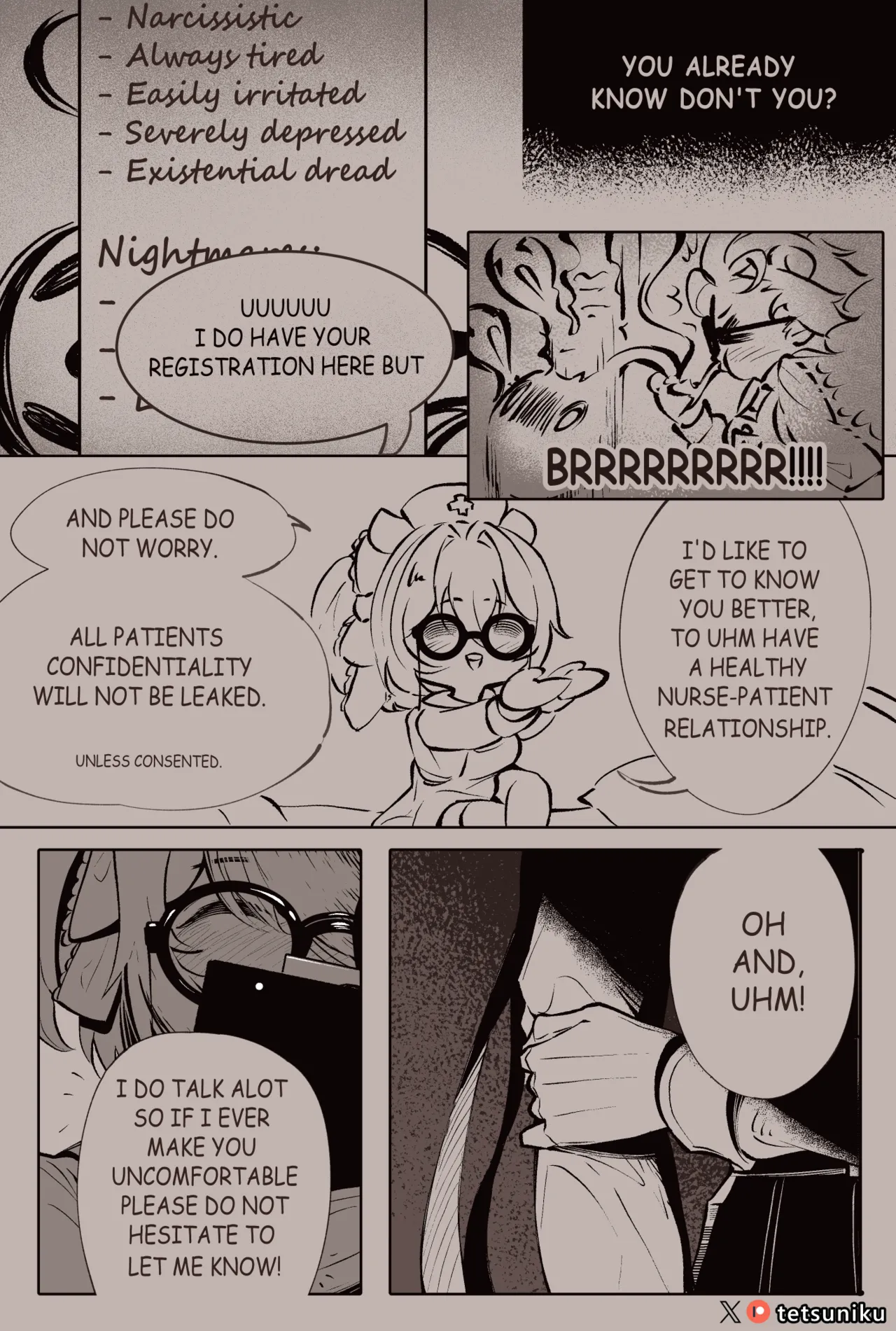 Nimi Nightmare's Session with Kronii+ Extras Chapter 1 - page 2