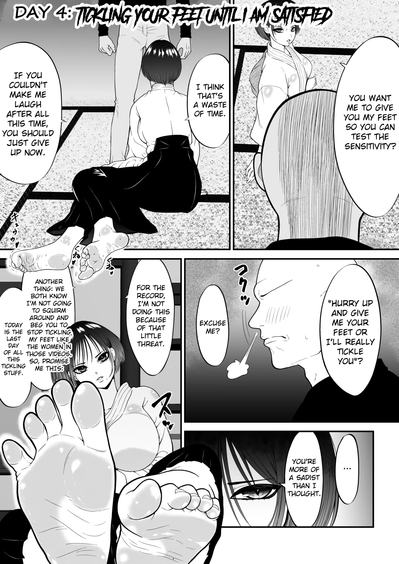 Starting Today: a Life of Developing My Girlfriend, Who Has Tough Feet From Kendo, Into a Girl With Ticklish Feet! Chapter 1 - page 20