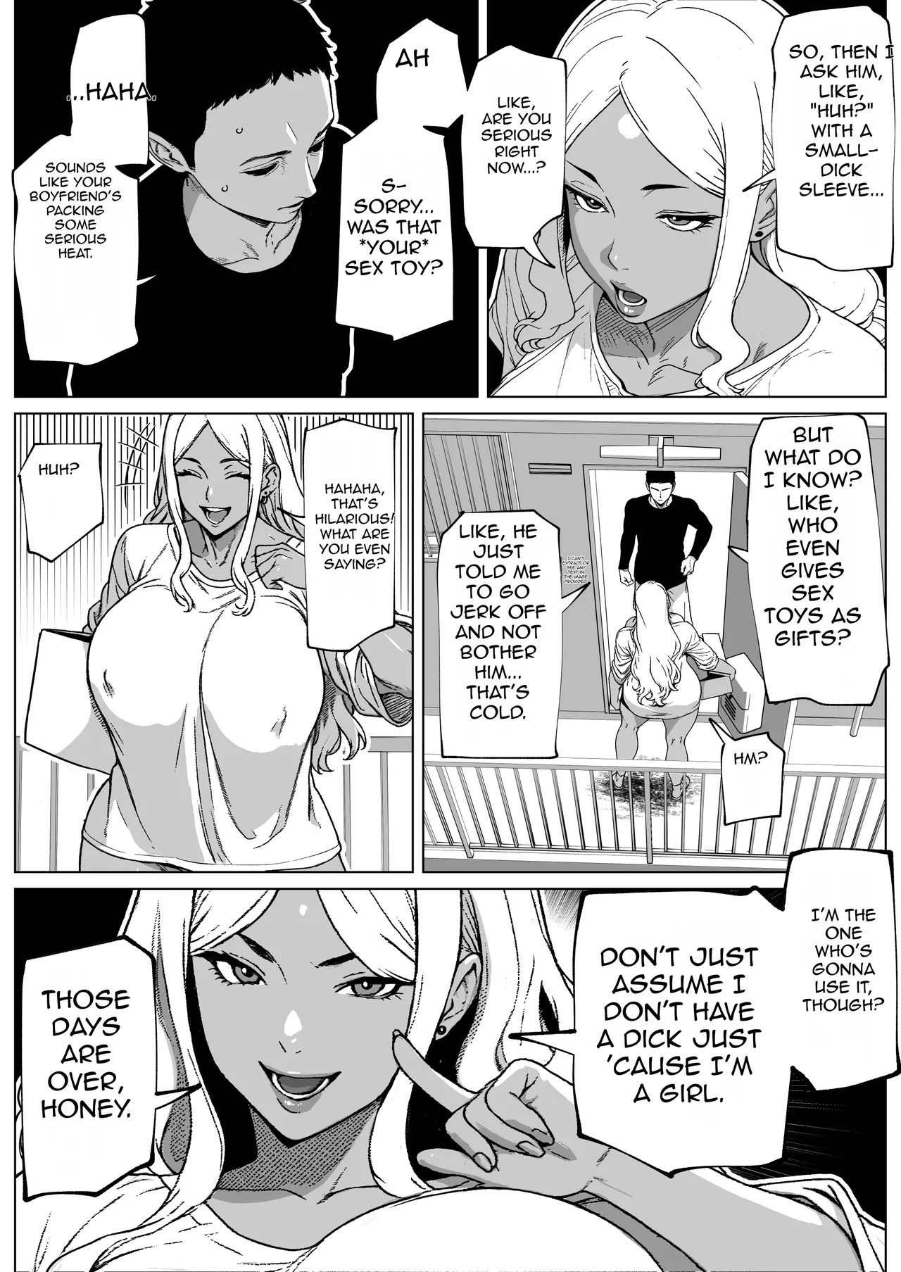 My Neighbor is a Futa Gyaru Gal! Chapter 1 - page 4