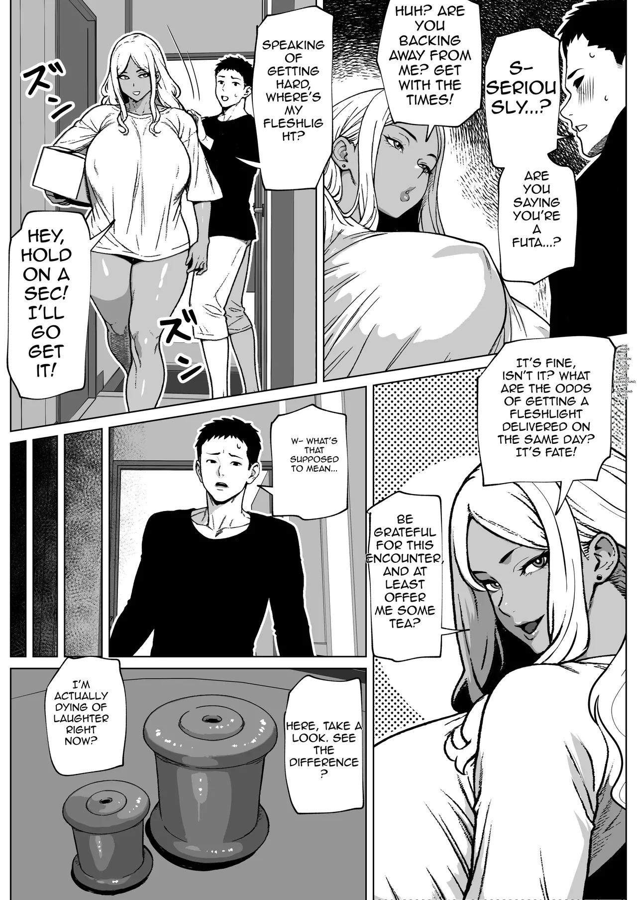 My Neighbor is a Futa Gyaru Gal! Chapter 1 - page 5
