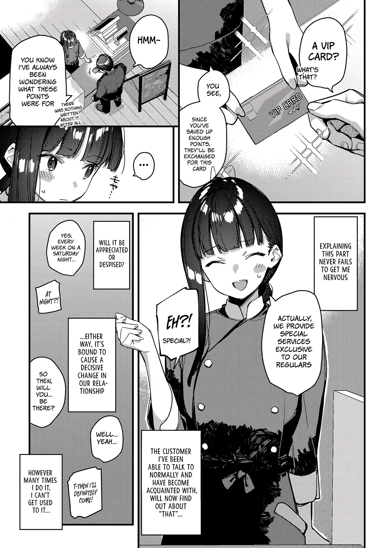 My favorite girl's part-time job offers "H services" to regular customers 4 Chapter 1 - page 13