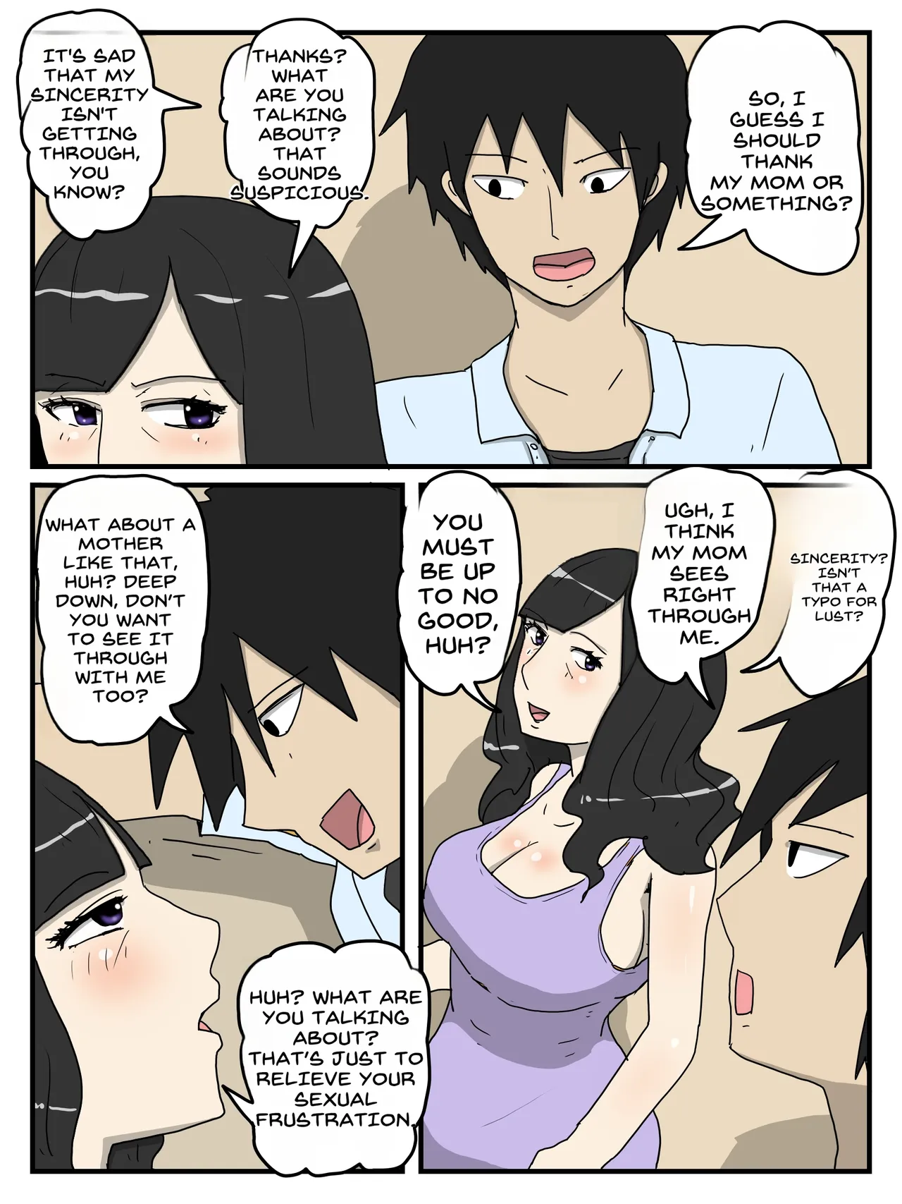 Haha no Seishori Fella no Tsuzuki wa Nakadashi Sex made Shitai Chapter 1 - page 10