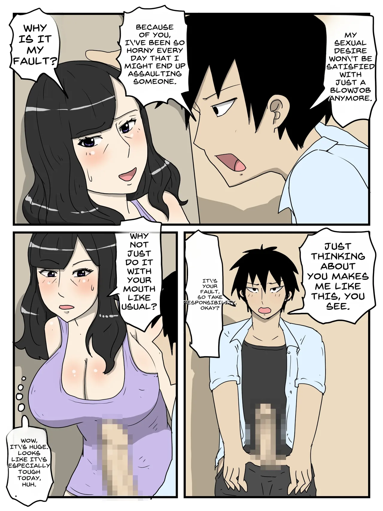 Haha no Seishori Fella no Tsuzuki wa Nakadashi Sex made Shitai Chapter 1 - page 11