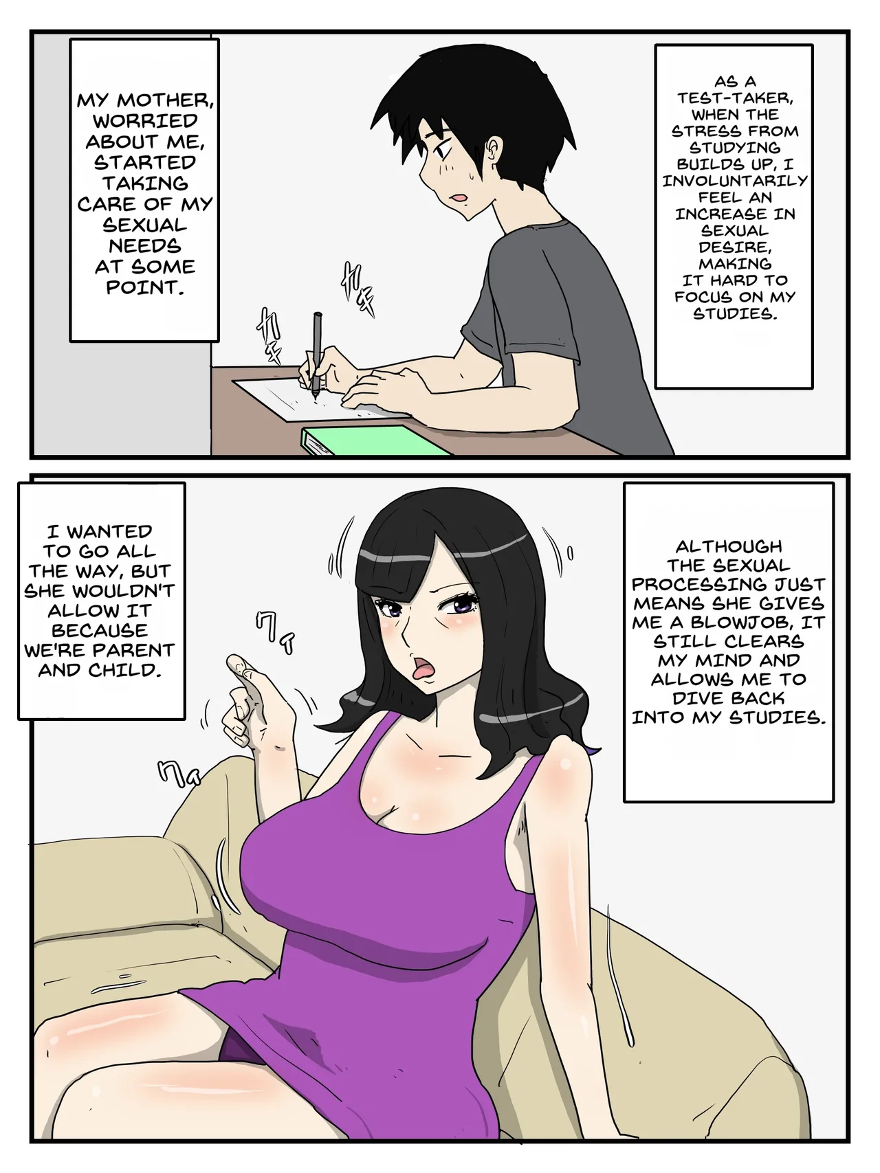 Haha no Seishori Fella no Tsuzuki wa Nakadashi Sex made Shitai Chapter 1 - page 2