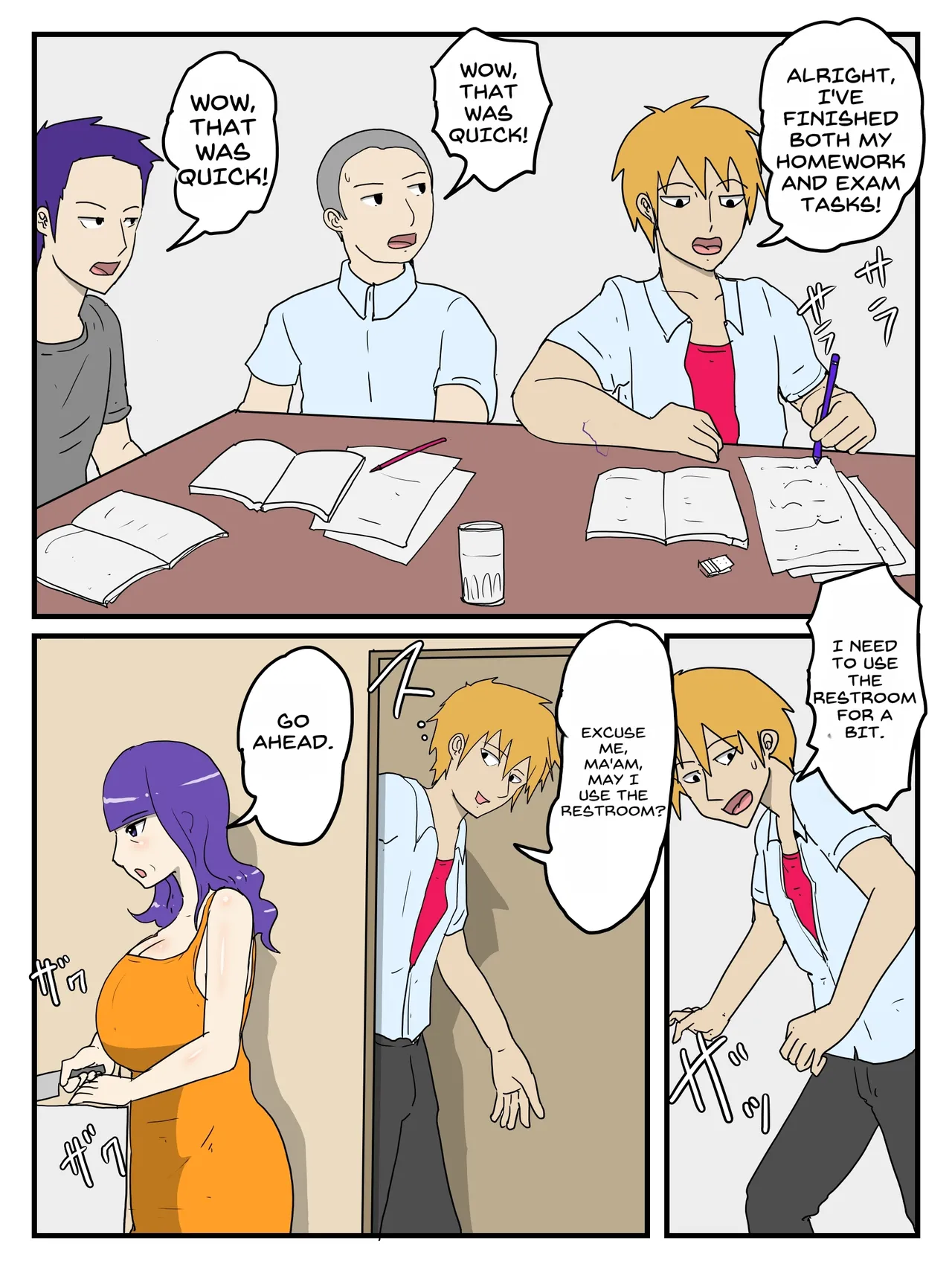Haha no Seishori Fella no Tsuzuki wa Nakadashi Sex made Shitai Chapter 1 - page 9