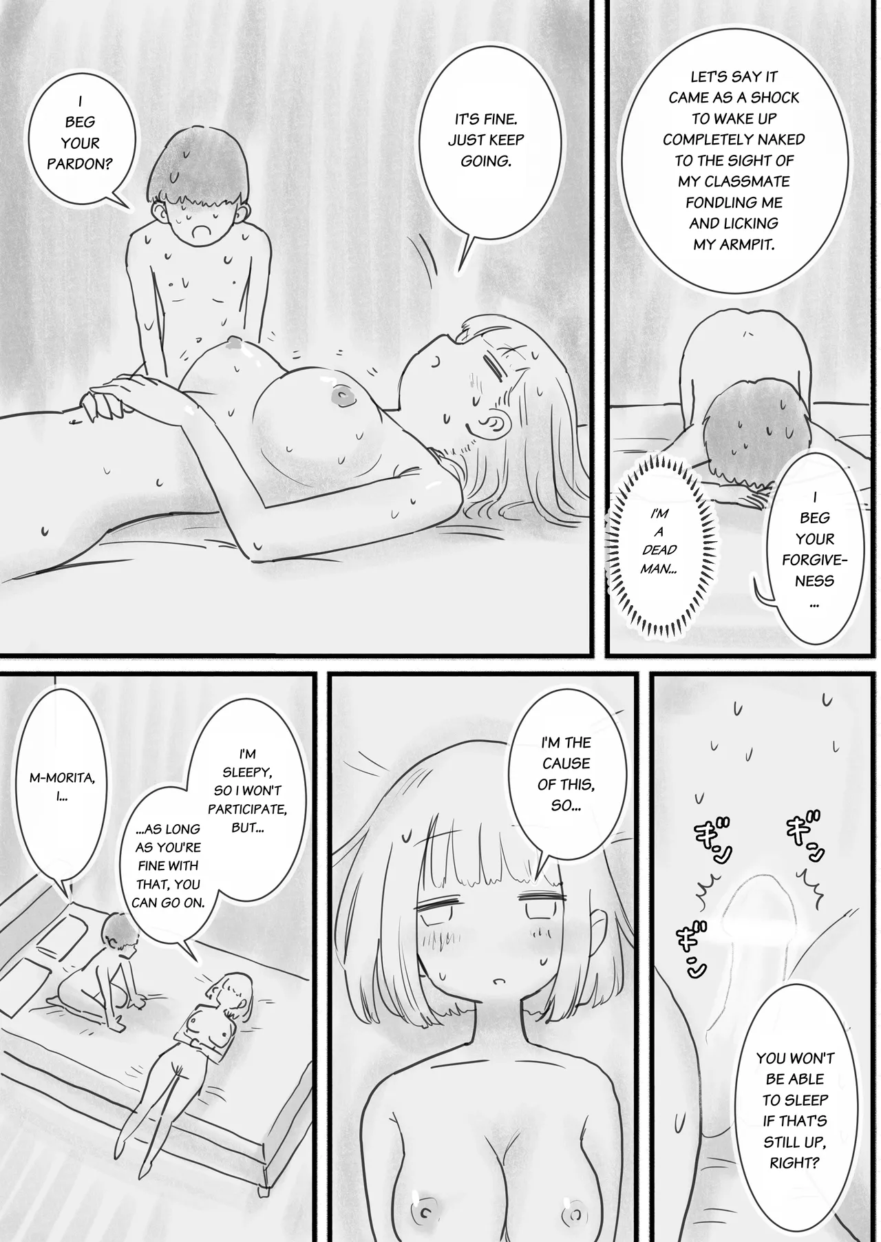 Neteru Aida Karada o Jiyuu ni Tsukawasetekureru Classmate no Morita-san Chapter 1 - page 18