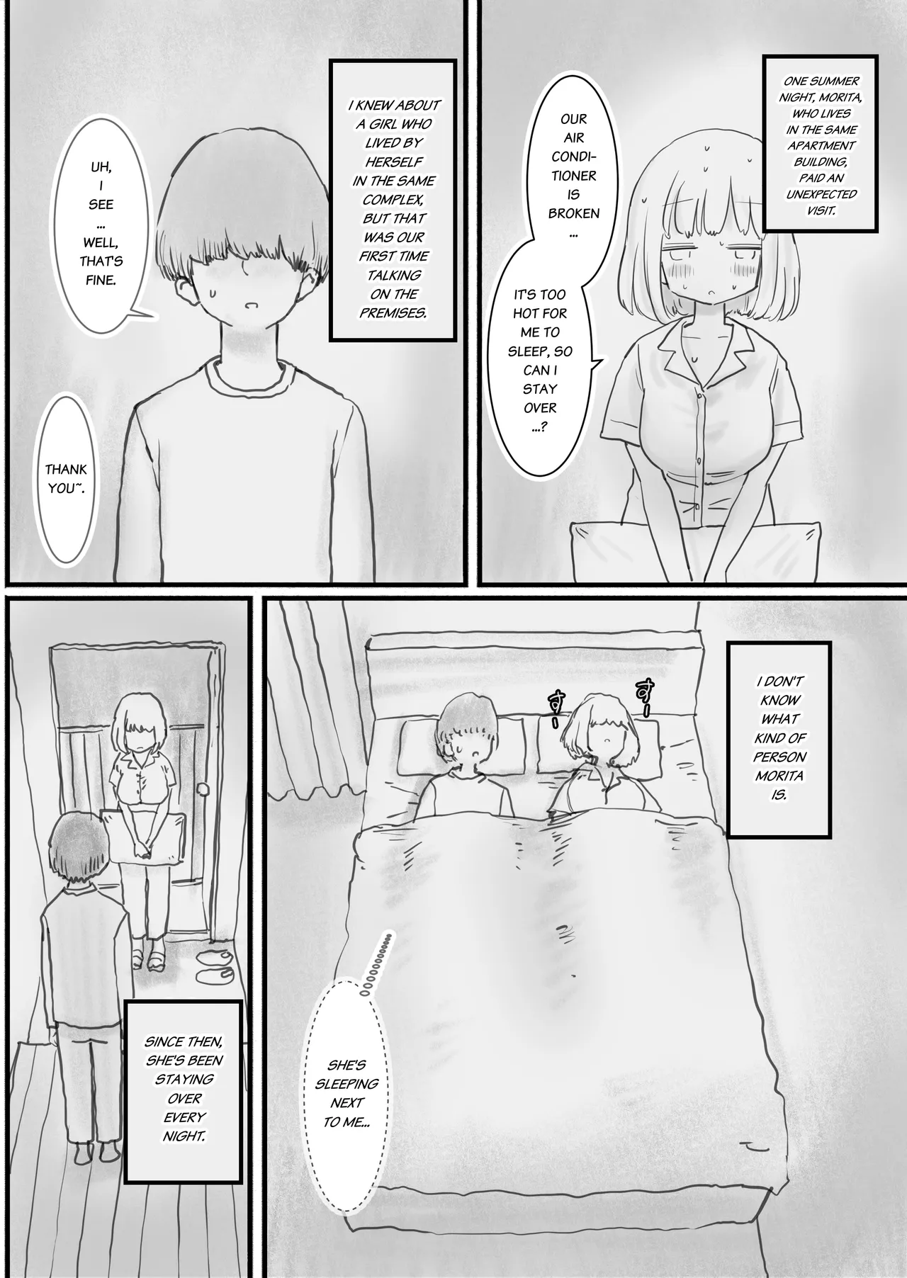 Neteru Aida Karada o Jiyuu ni Tsukawasetekureru Classmate no Morita-san Chapter 1 - page 3