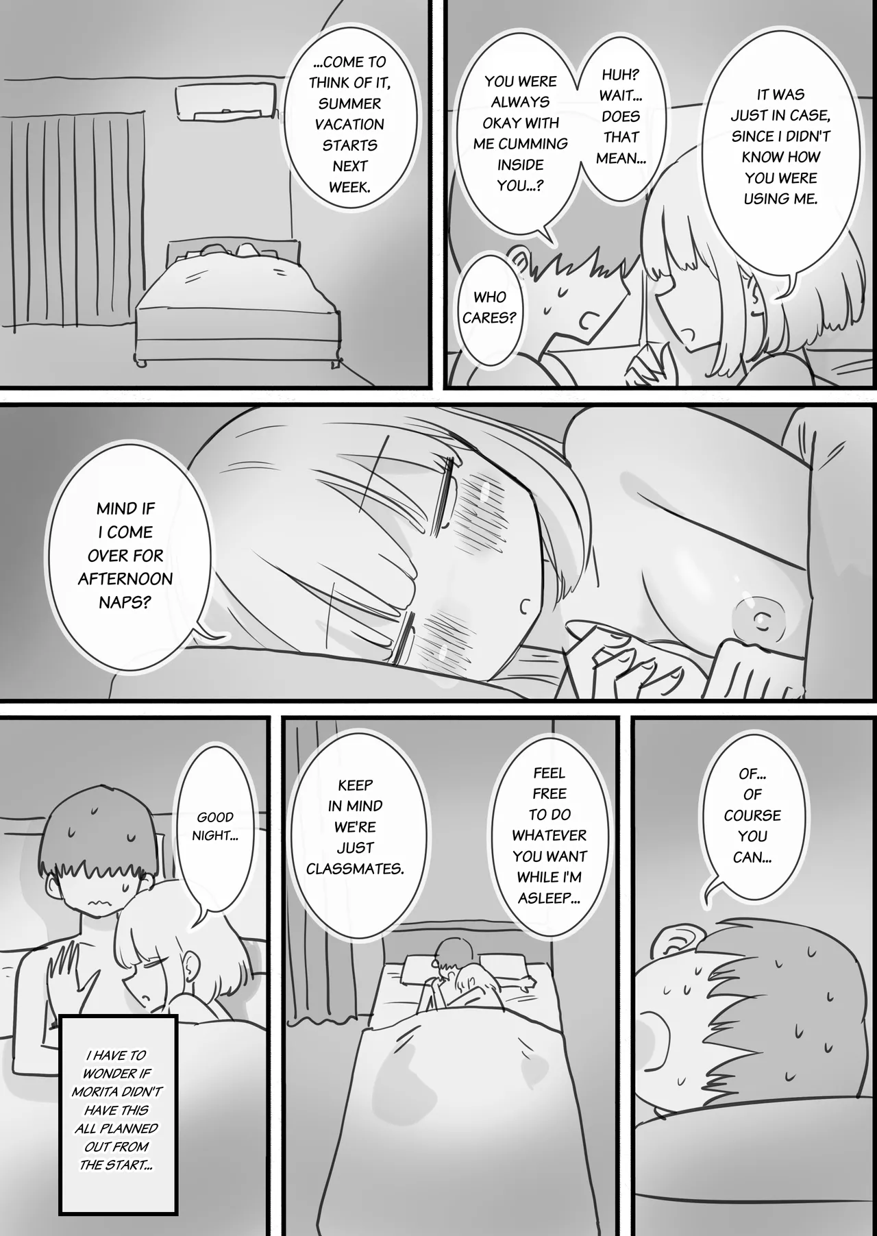 Neteru Aida Karada o Jiyuu ni Tsukawasetekureru Classmate no Morita-san Chapter 1 - page 35