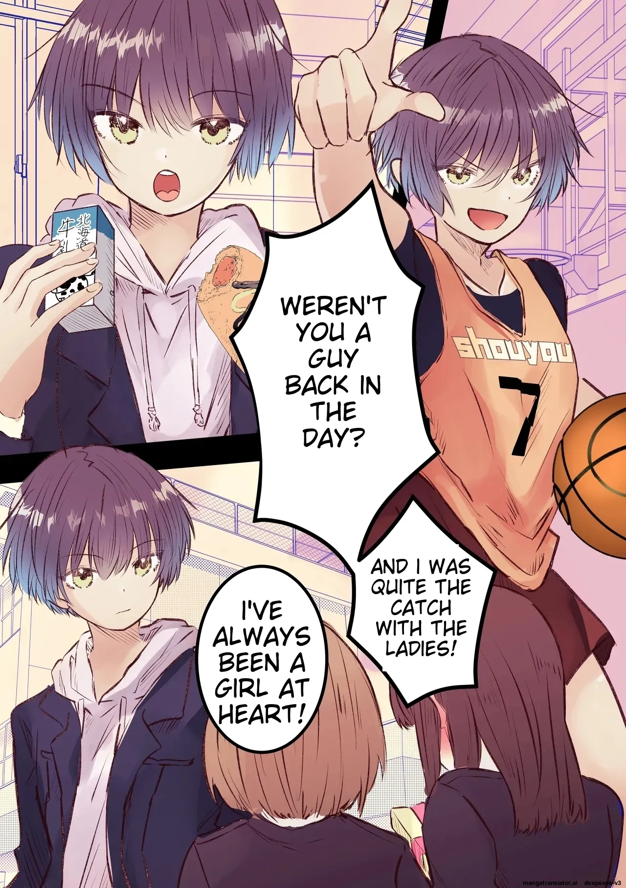 Boyish de Kyonyuu na Kanojo ga Mukashi no Otoko Tomodachi to Nomikai ni Itta Kiri Chapter 1 - page 51