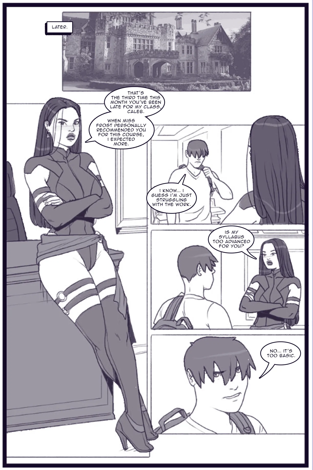 X Academy Bimbofied - Psylocke Chapter 1 - page 10