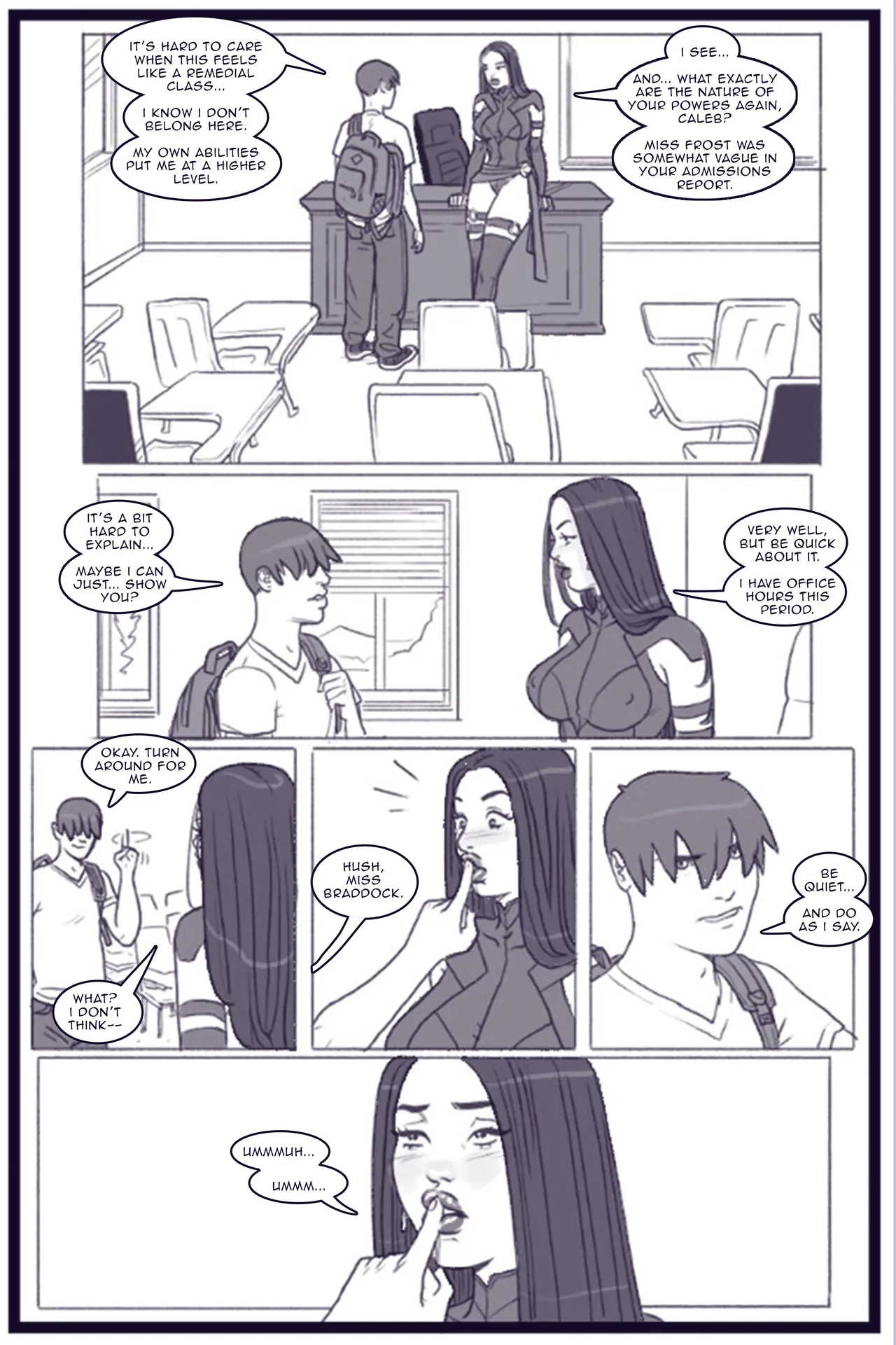 X Academy Bimbofied - Psylocke Chapter 1 - page 11