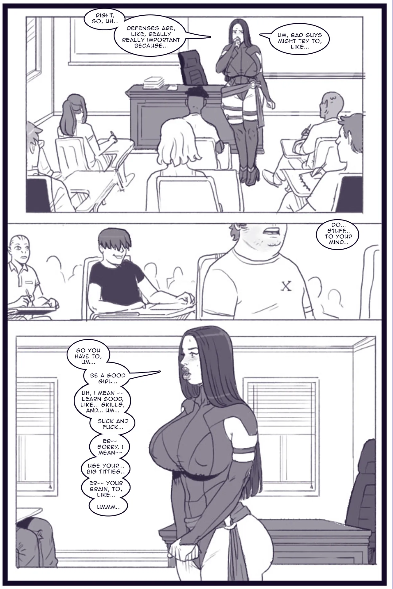 X Academy Bimbofied - Psylocke Chapter 1 - page 31