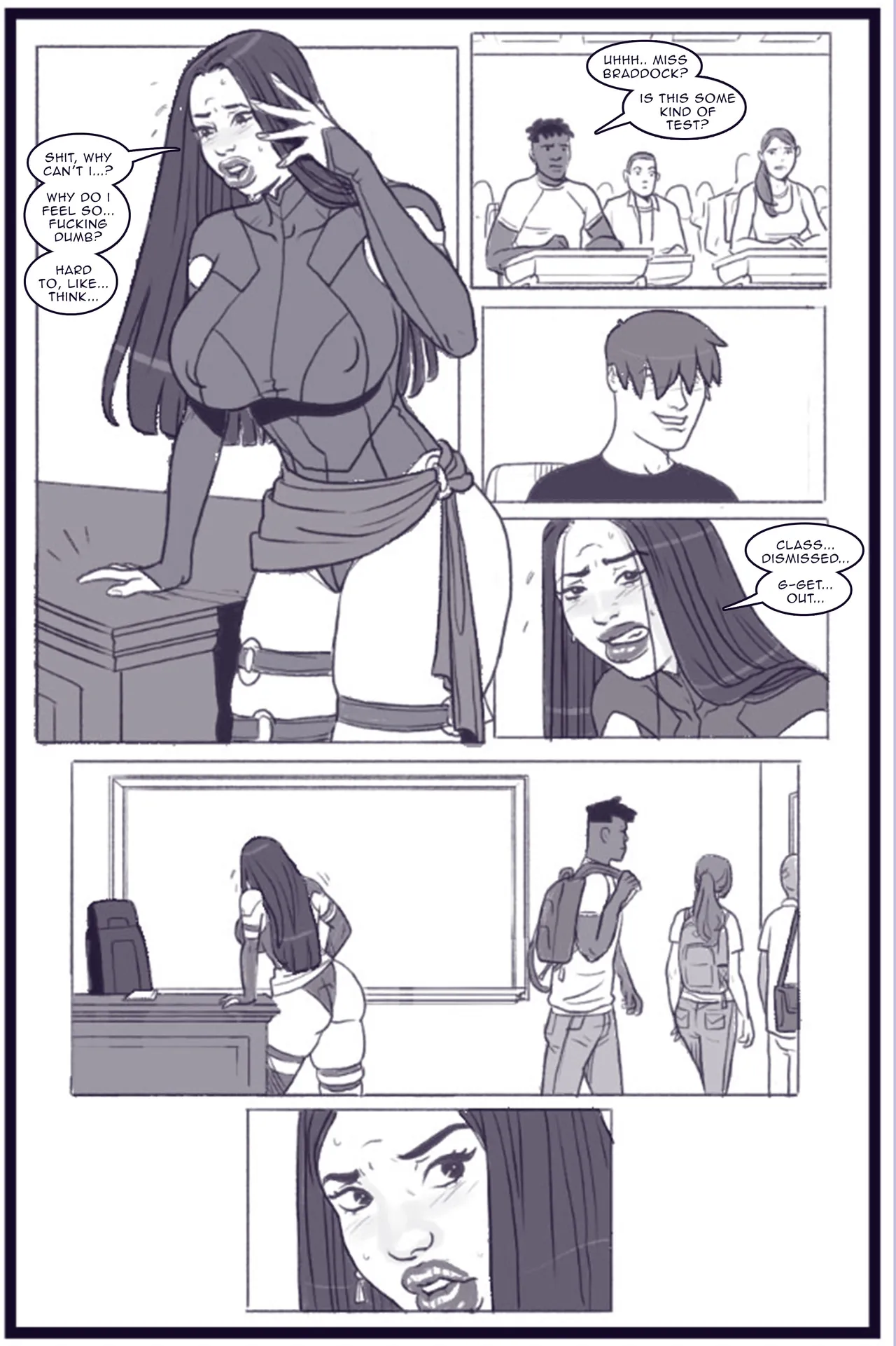 X Academy Bimbofied - Psylocke Chapter 1 - page 32