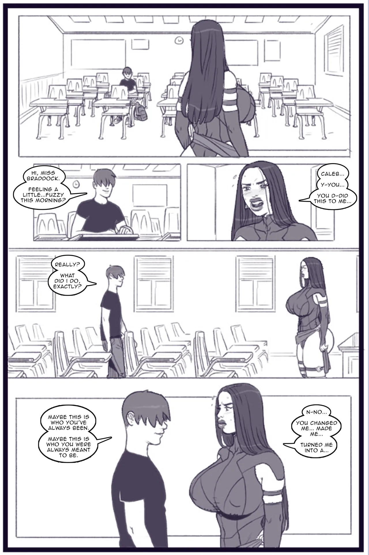 X Academy Bimbofied - Psylocke Chapter 1 - page 33