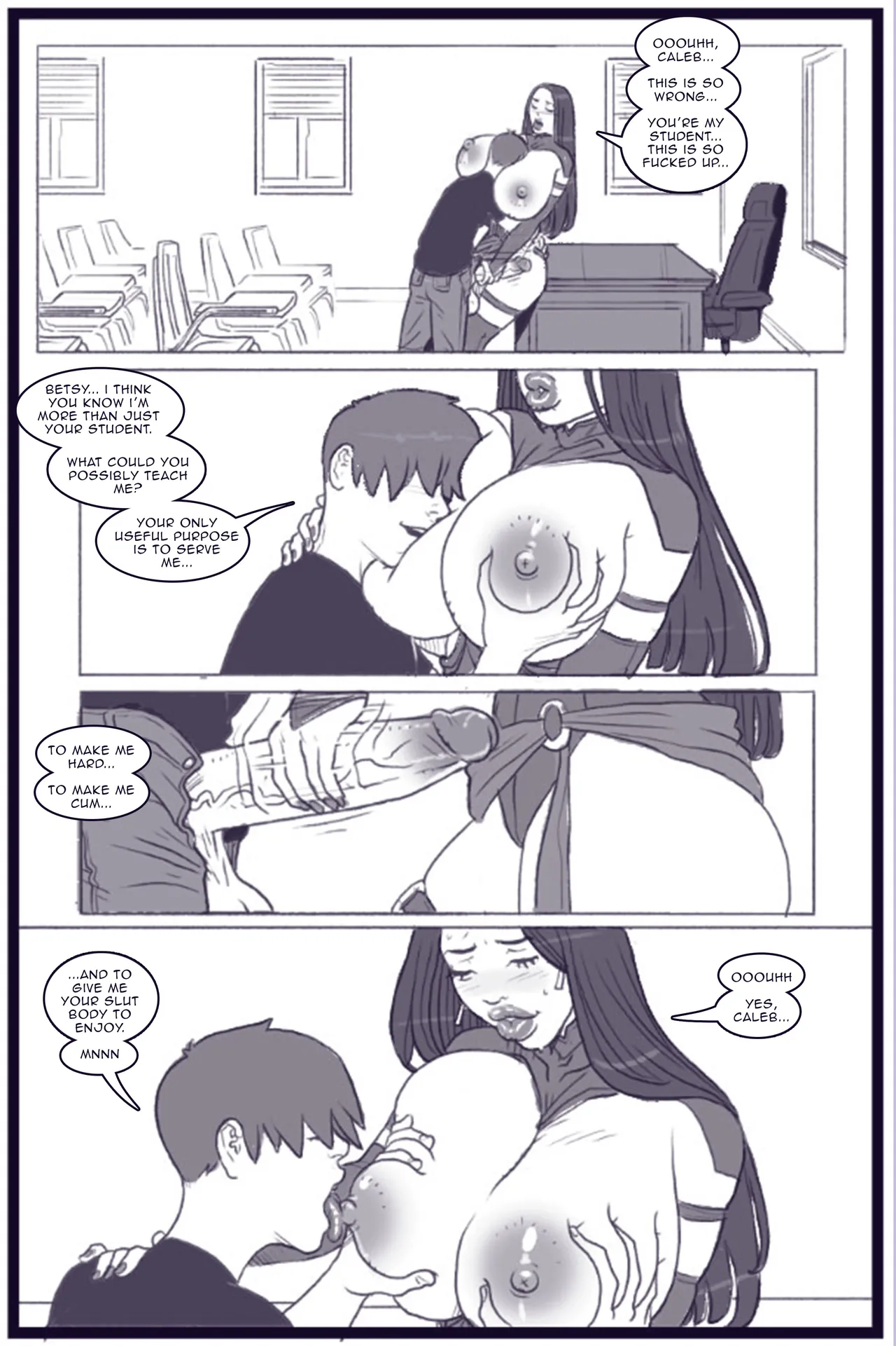 X Academy Bimbofied - Psylocke Chapter 1 - page 40