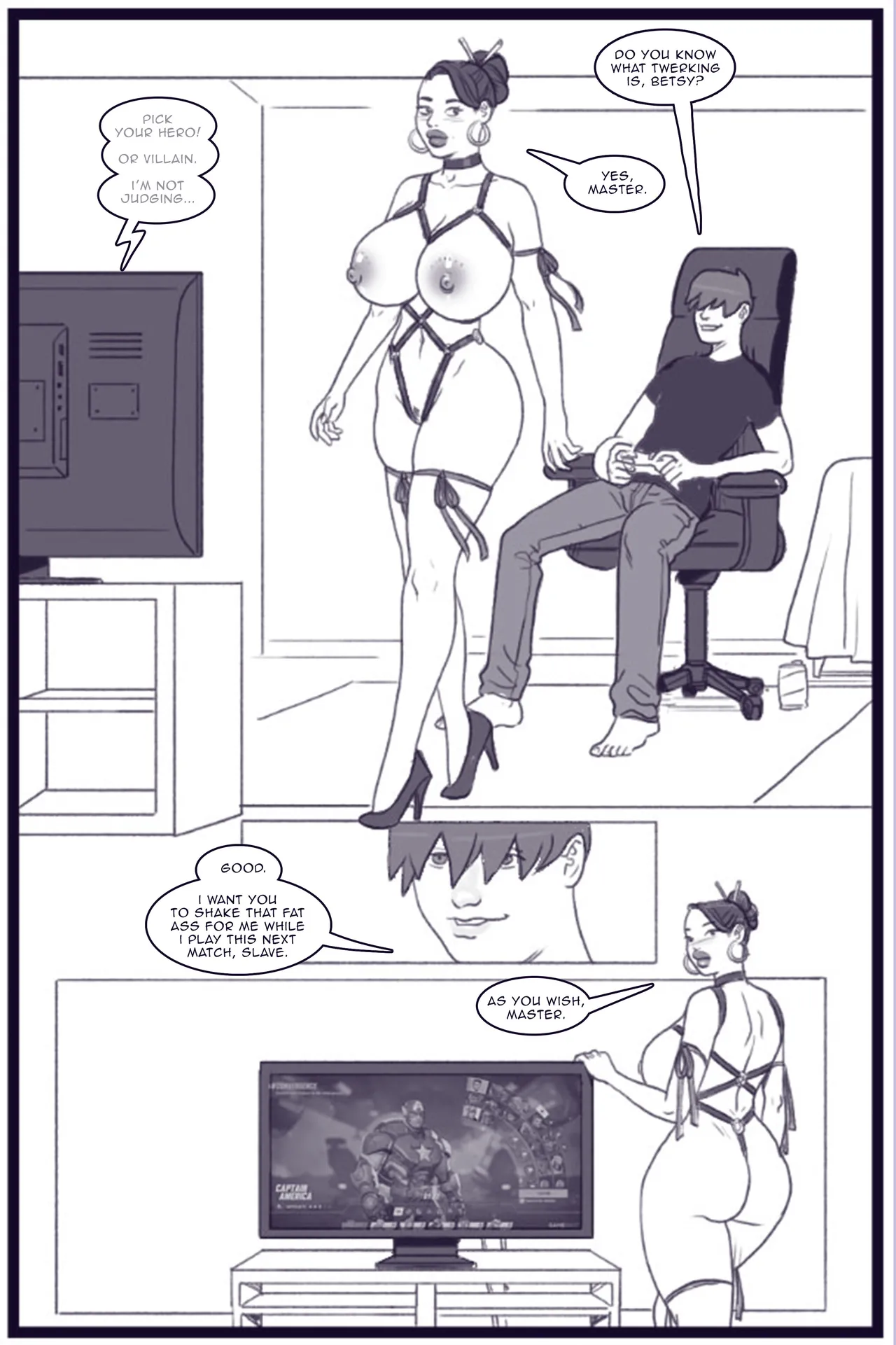 X Academy Bimbofied - Psylocke Chapter 1 - page 50