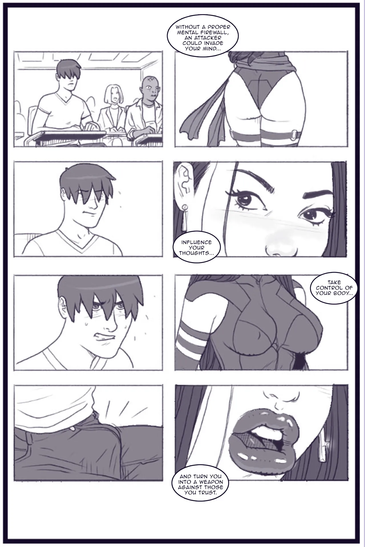 X Academy Bimbofied - Psylocke Chapter 1 - page 9