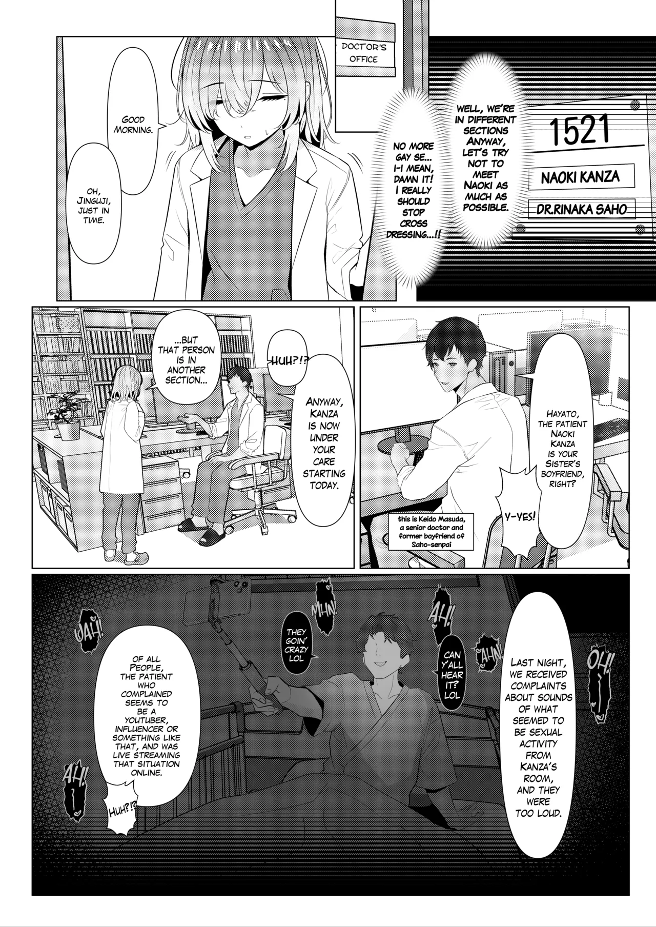 Hayato Sensei no Mesuka Karte Byouin-hen 4 Chapter 1 - page 3