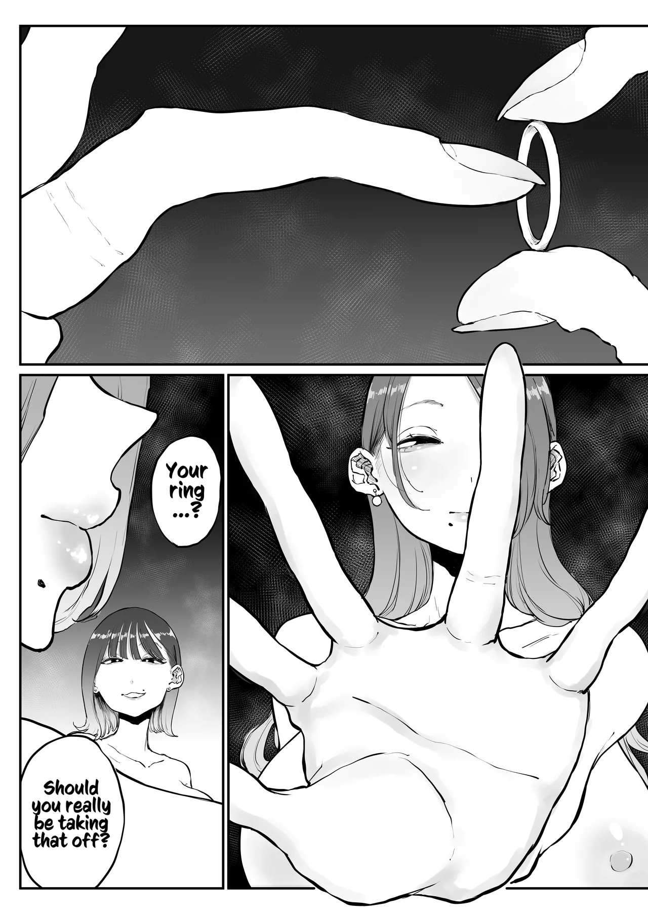 Bijin Tsuma, Ichinose Shiori 37 wa, Musume no Yuujin ni Idakareteiru Chapter 1 - page 58