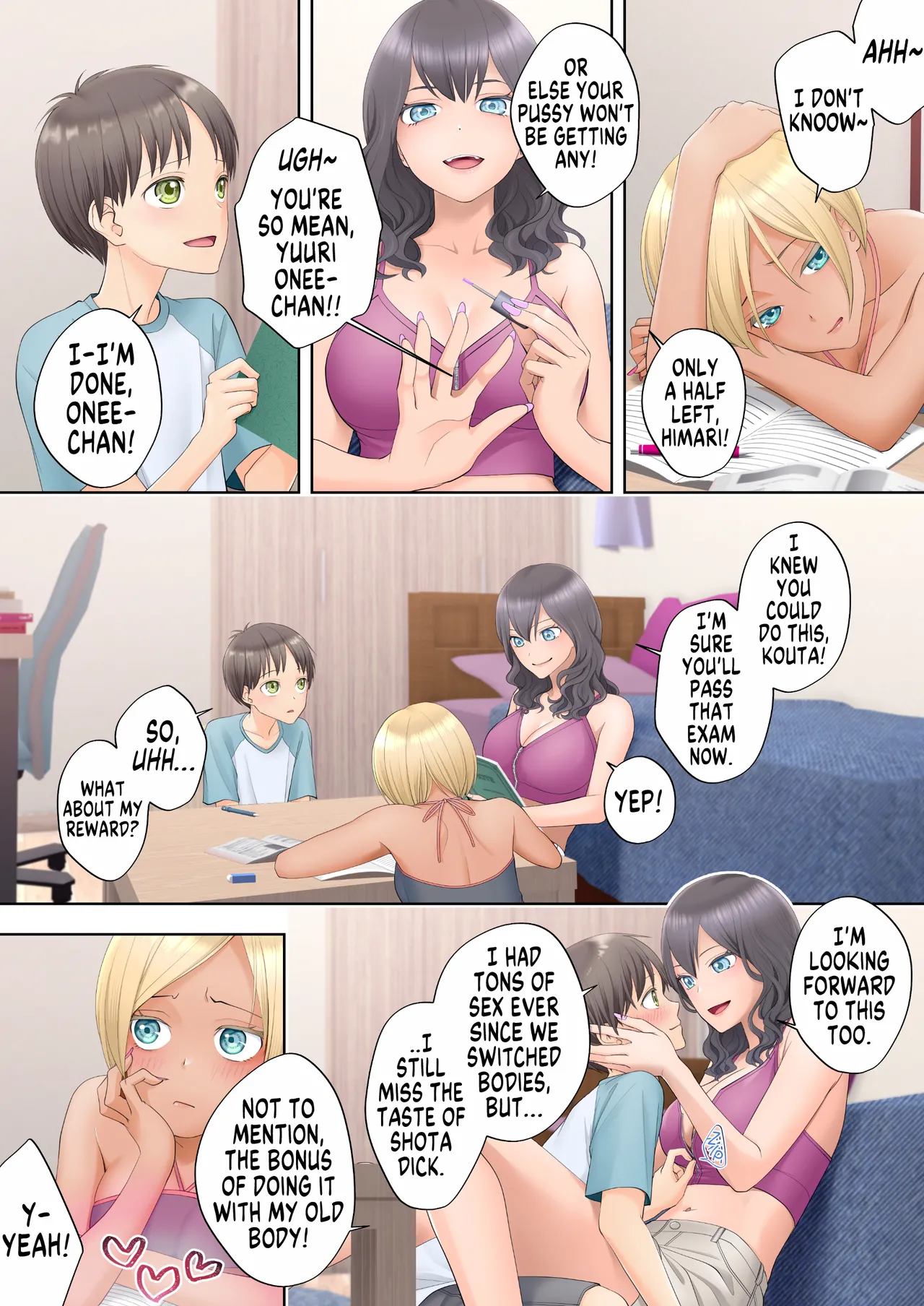 Boku Swap Ane ~Akogare no Onee-chan to Karada o Irekaerareteshimatta Boku~ Chapter 1 - page 48