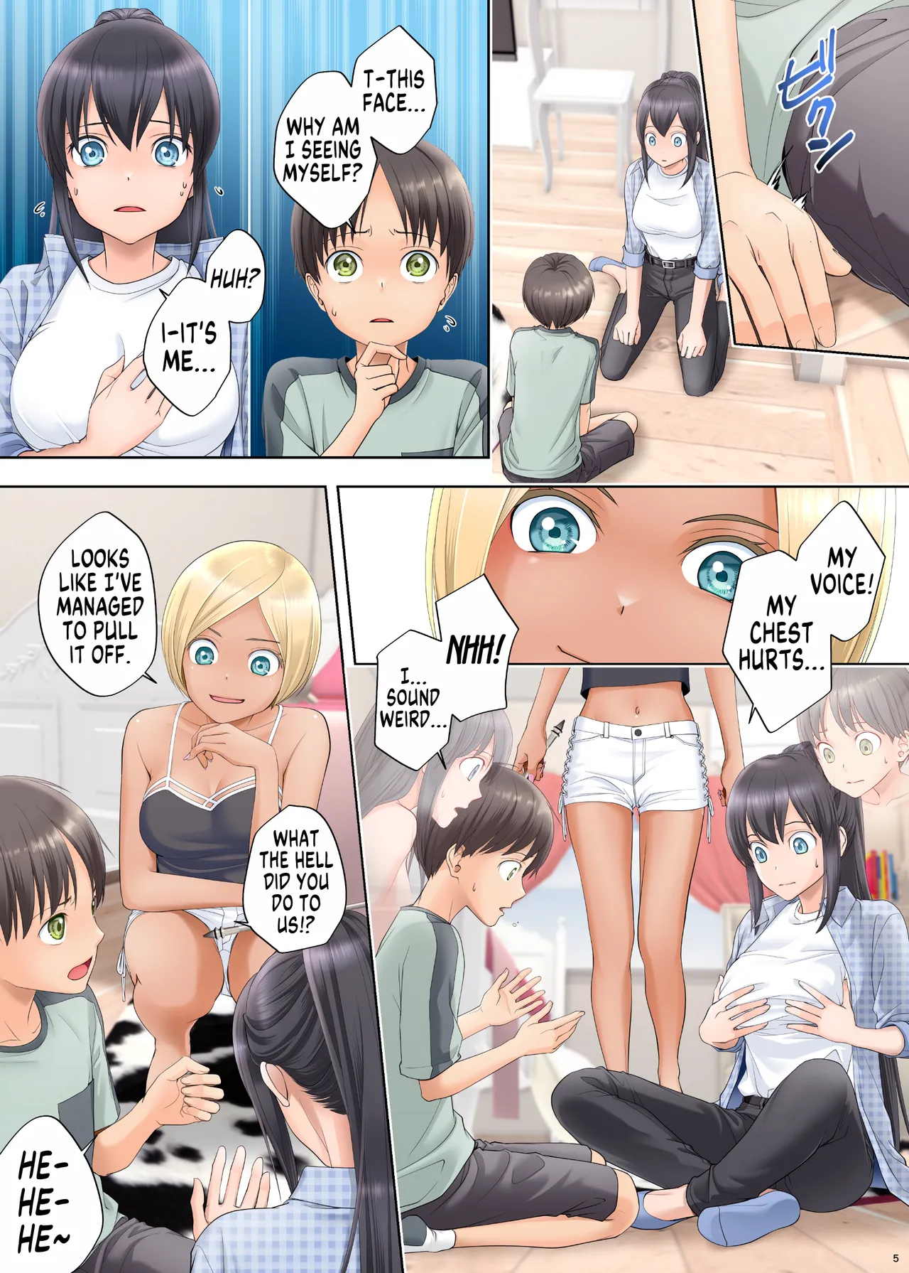 Boku Swap Ane ~Akogare no Onee-chan to Karada o Irekaerareteshimatta Boku~ Chapter 1 - page 5
