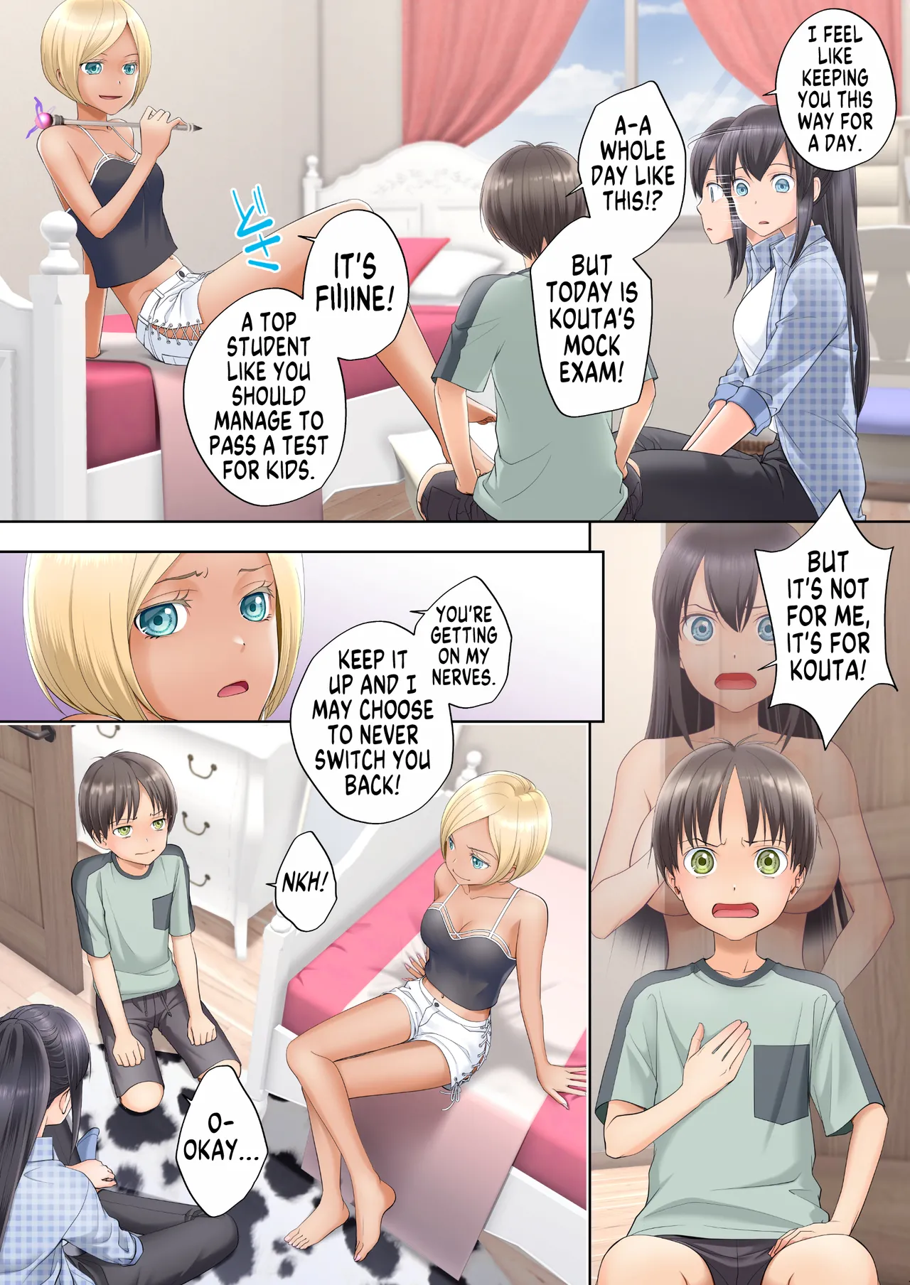 Boku Swap Ane ~Akogare no Onee-chan to Karada o Irekaerareteshimatta Boku~ Chapter 1 - page 7