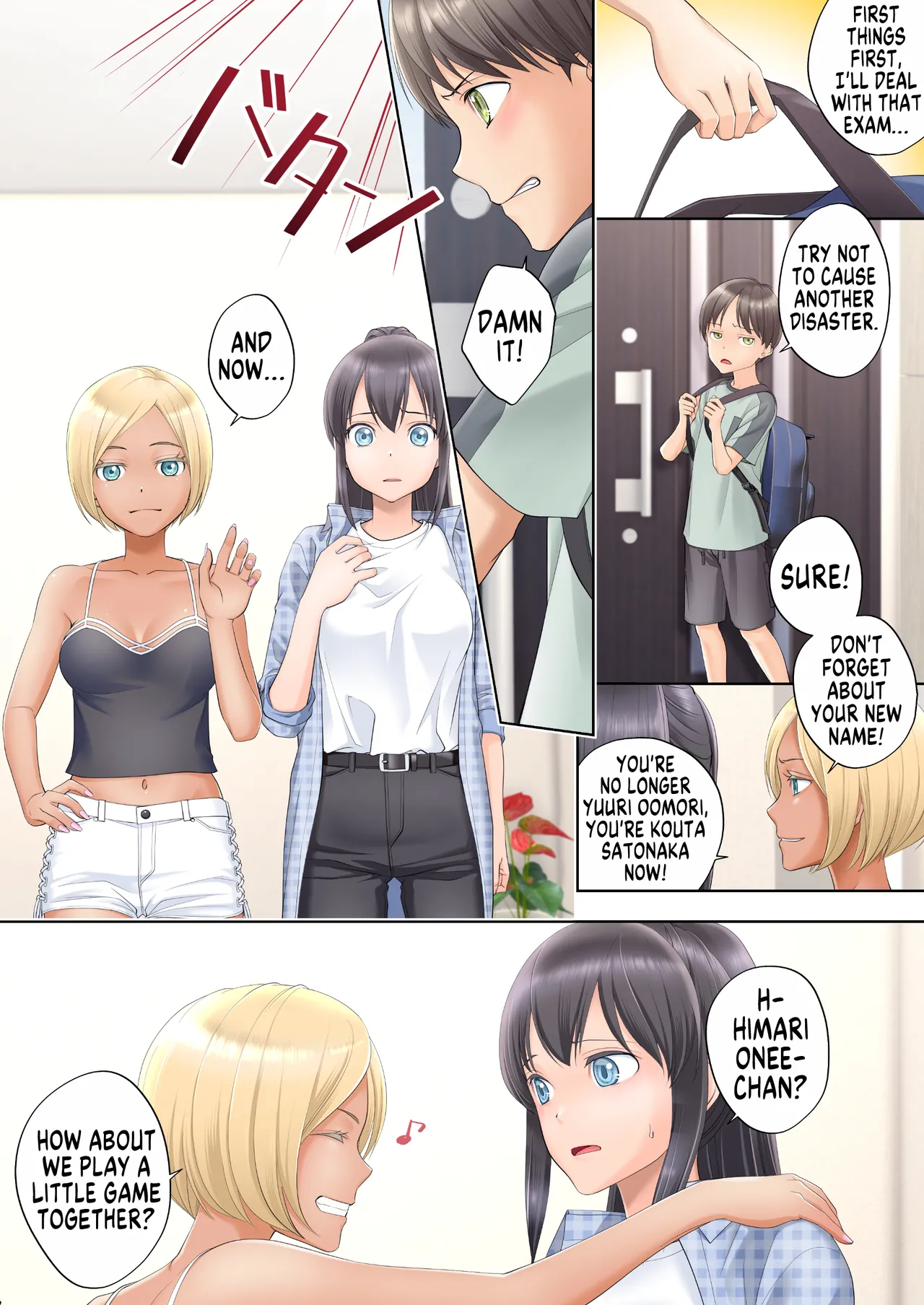 Boku Swap Ane ~Akogare no Onee-chan to Karada o Irekaerareteshimatta Boku~ Chapter 1 - page 8