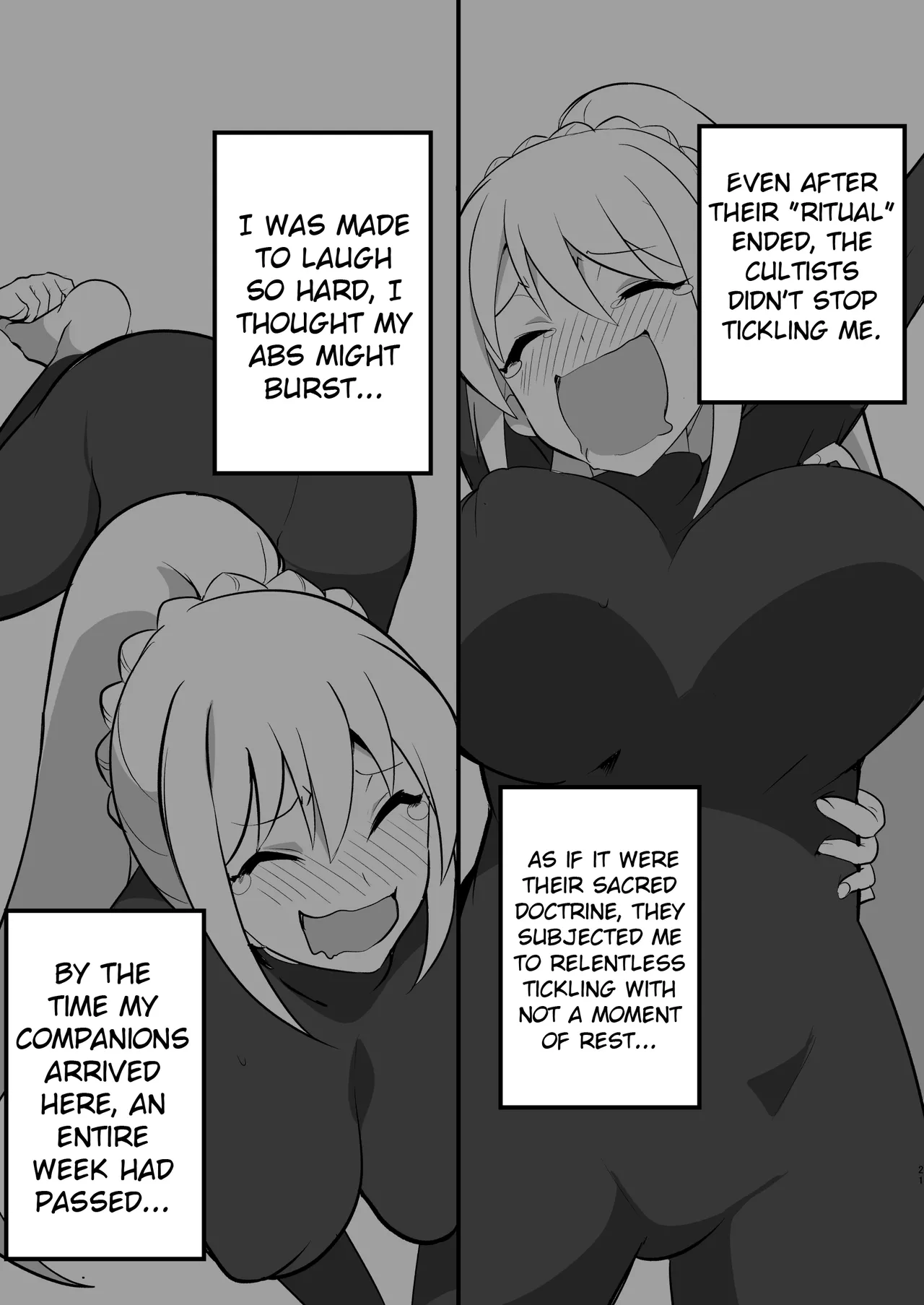 Masochist Crusader's Ultimate Tickling Hell Chapter 1 - page 21