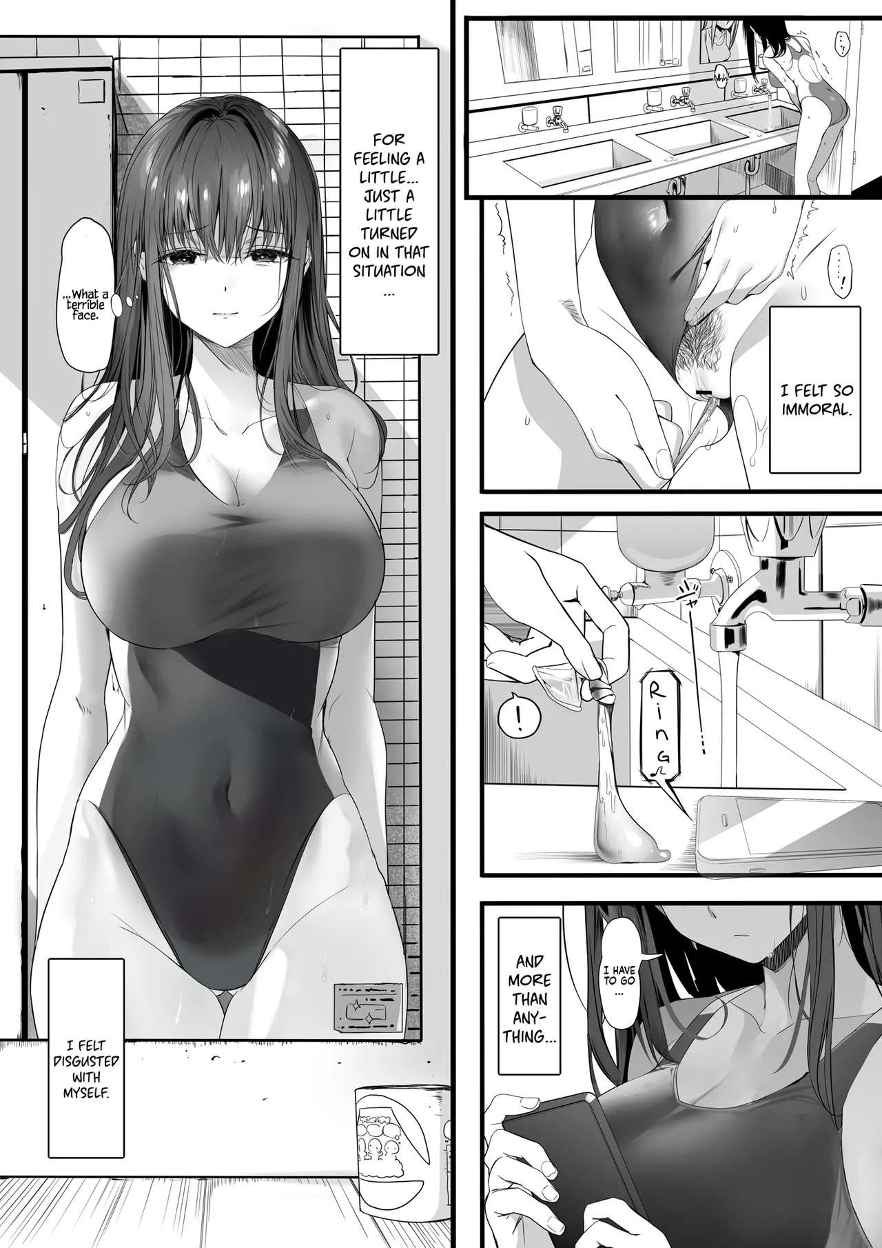 Suieibu no Seisokei Osananajimi ga DQN ni Moteasobareru Ichibushijuu Chapter 1 - page 36