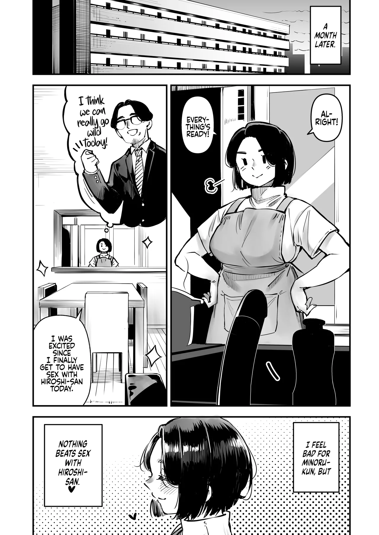 Uwaki Kounin Mayumi-san Seiyoku, Tsuyosugiru Kara Hoka no Otoko to Sex Shite!! Chapter 1 - page 32