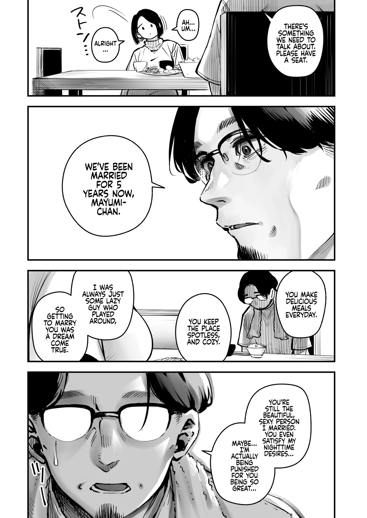 Uwaki Kounin Mayumi-san Seiyoku, Tsuyosugiru Kara Hoka no Otoko to Sex Shite!! Chapter 1 - page 7